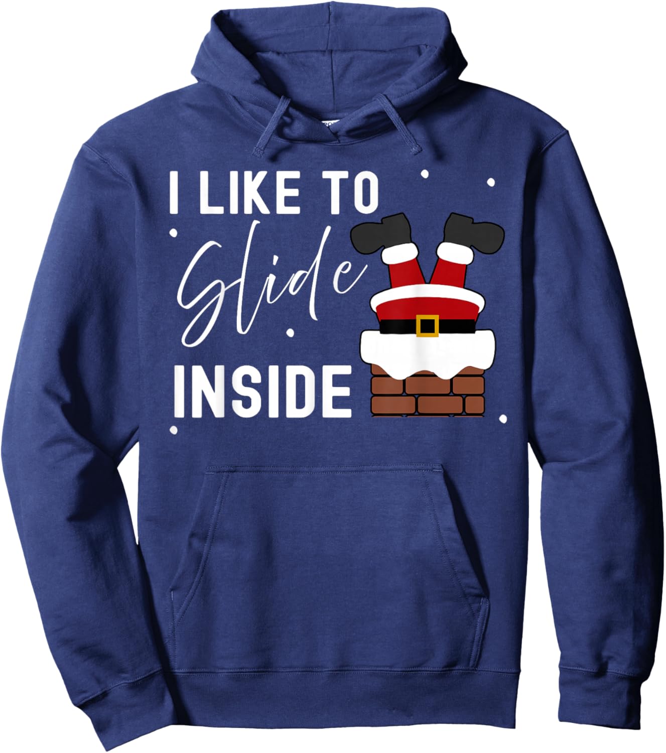 I Like to Slide Inside I Like to Ride On Top Couple Matching Hoodie - Hoodie | Navy