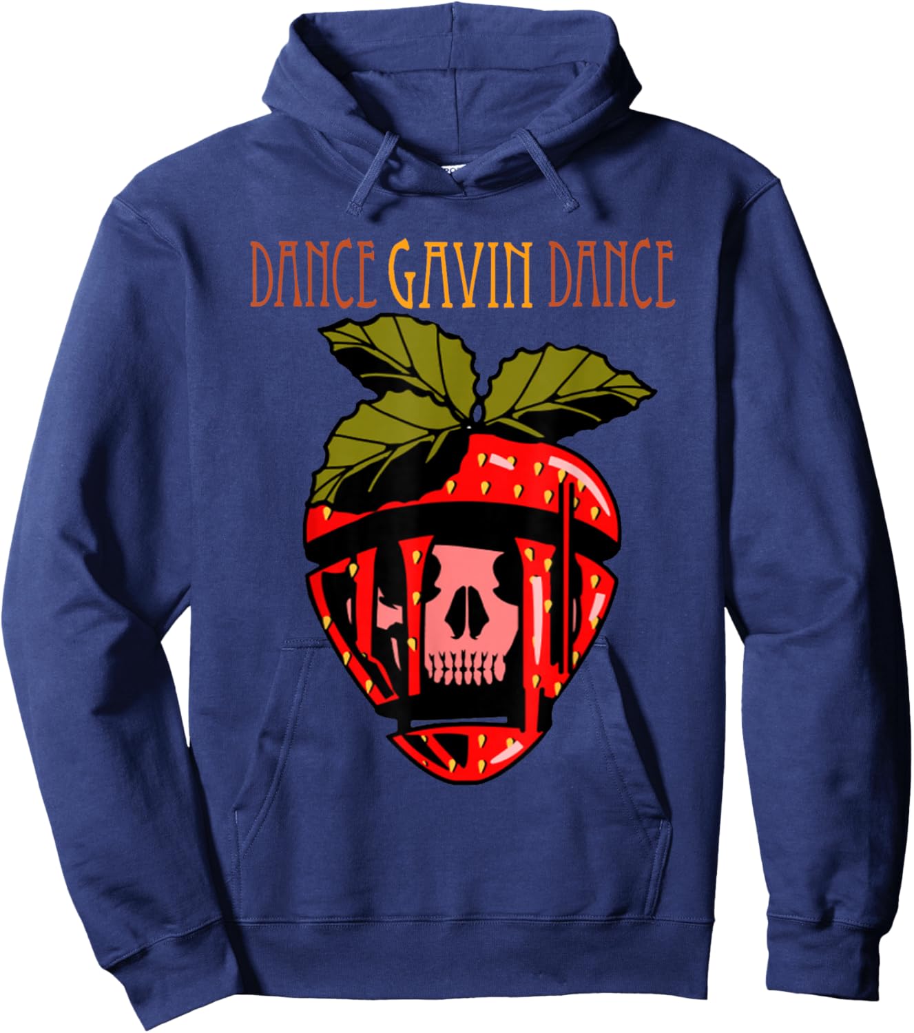 Dance Gavin Dance - Synergy Strawberry - Dance Gavin Dance Hoodie - Hoodie | Navy