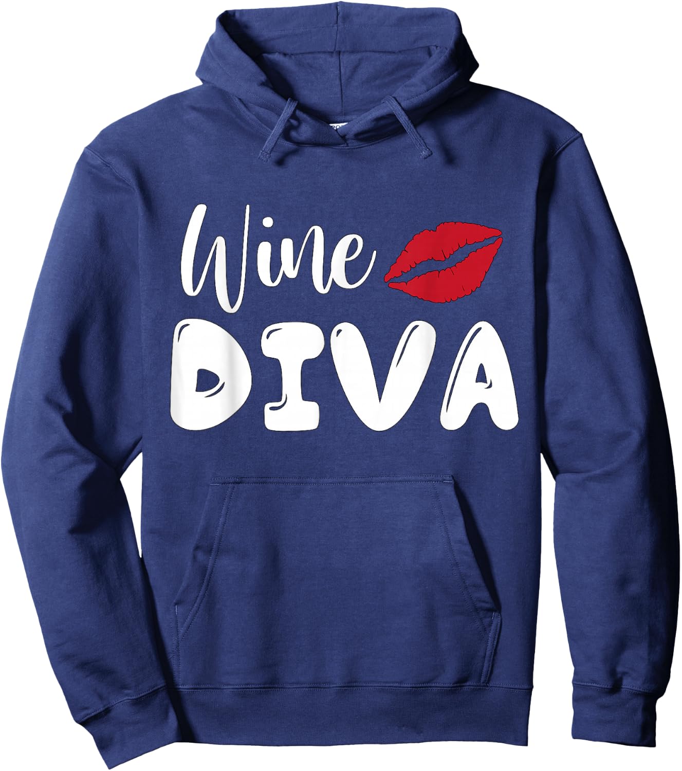 Wine Diva Hoodie - Hoodie | Navy