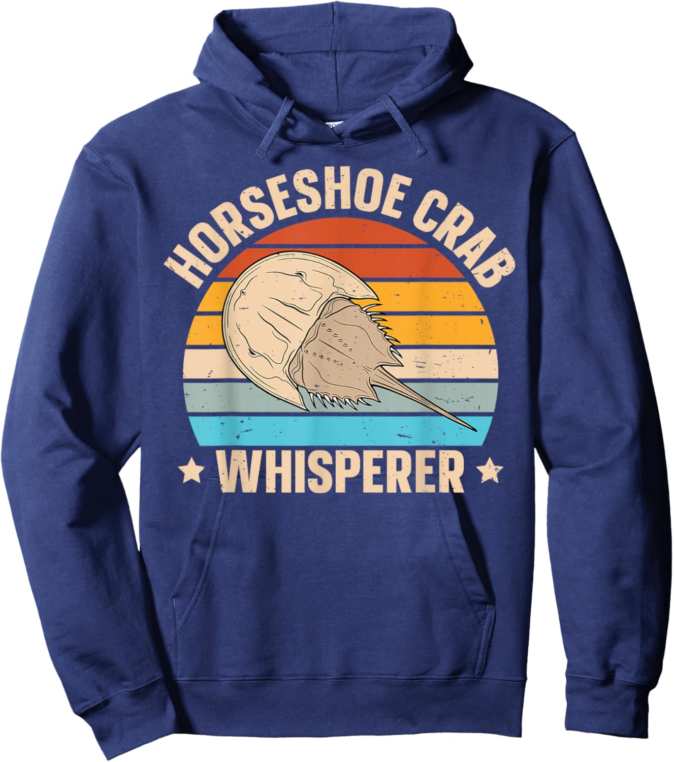 Horseshoe crab whisperer Quote for a Horseshoe crab fan Hoodie - Hoodie | Navy