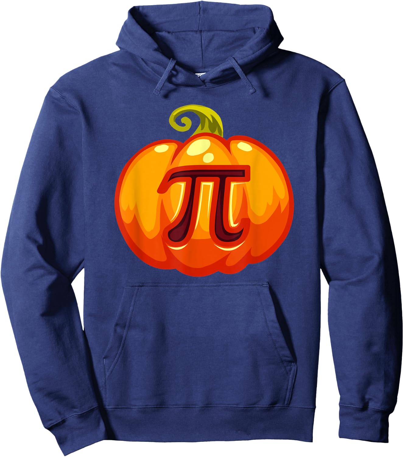 Math Teacher Halloween Costume Pumpkin Pi Pun Pie Gift Men . Hoodie - Hoodie | Navy