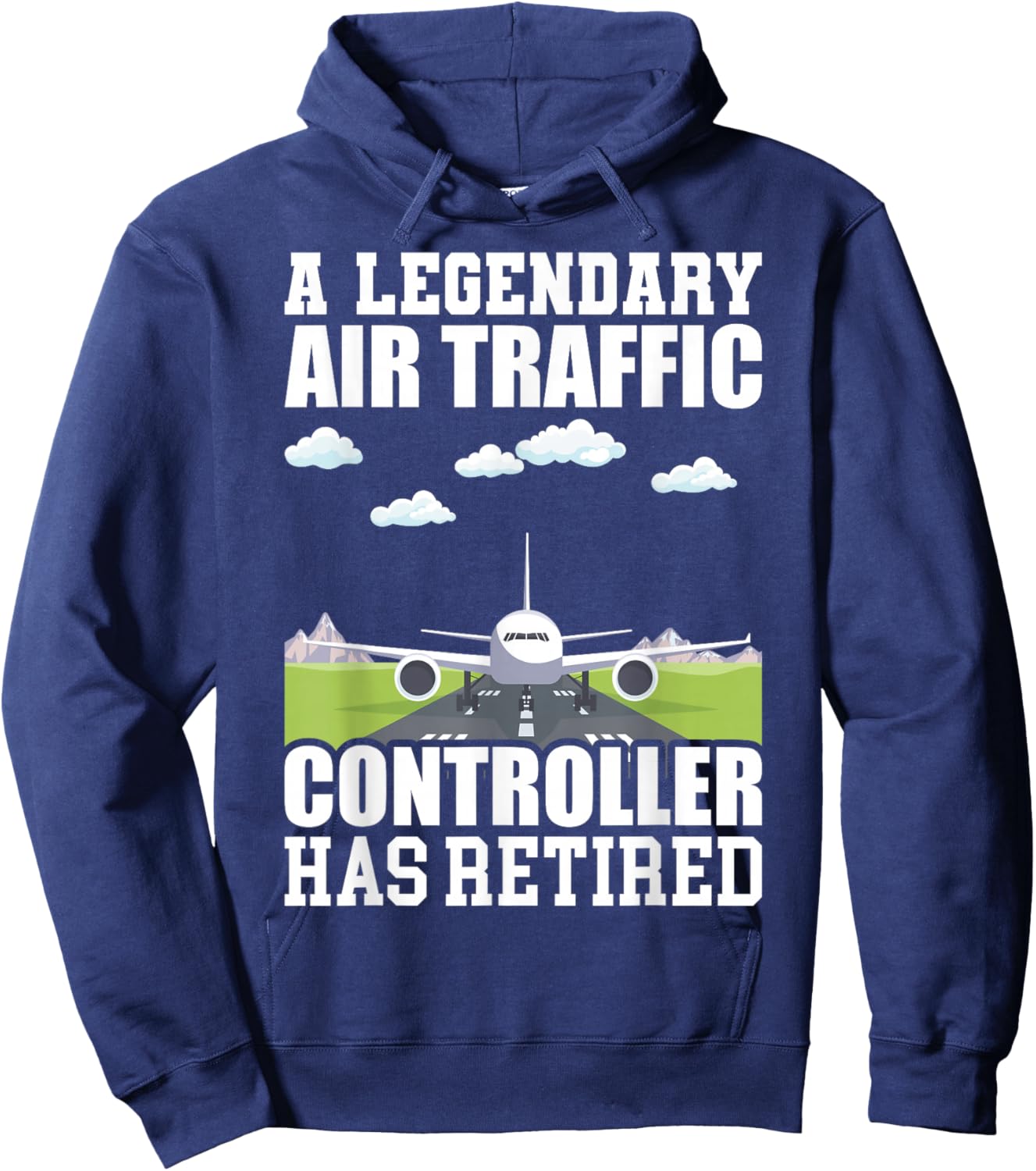 Retired Air Traffic Controller Retirement Hoodie - Hoodie | Navy