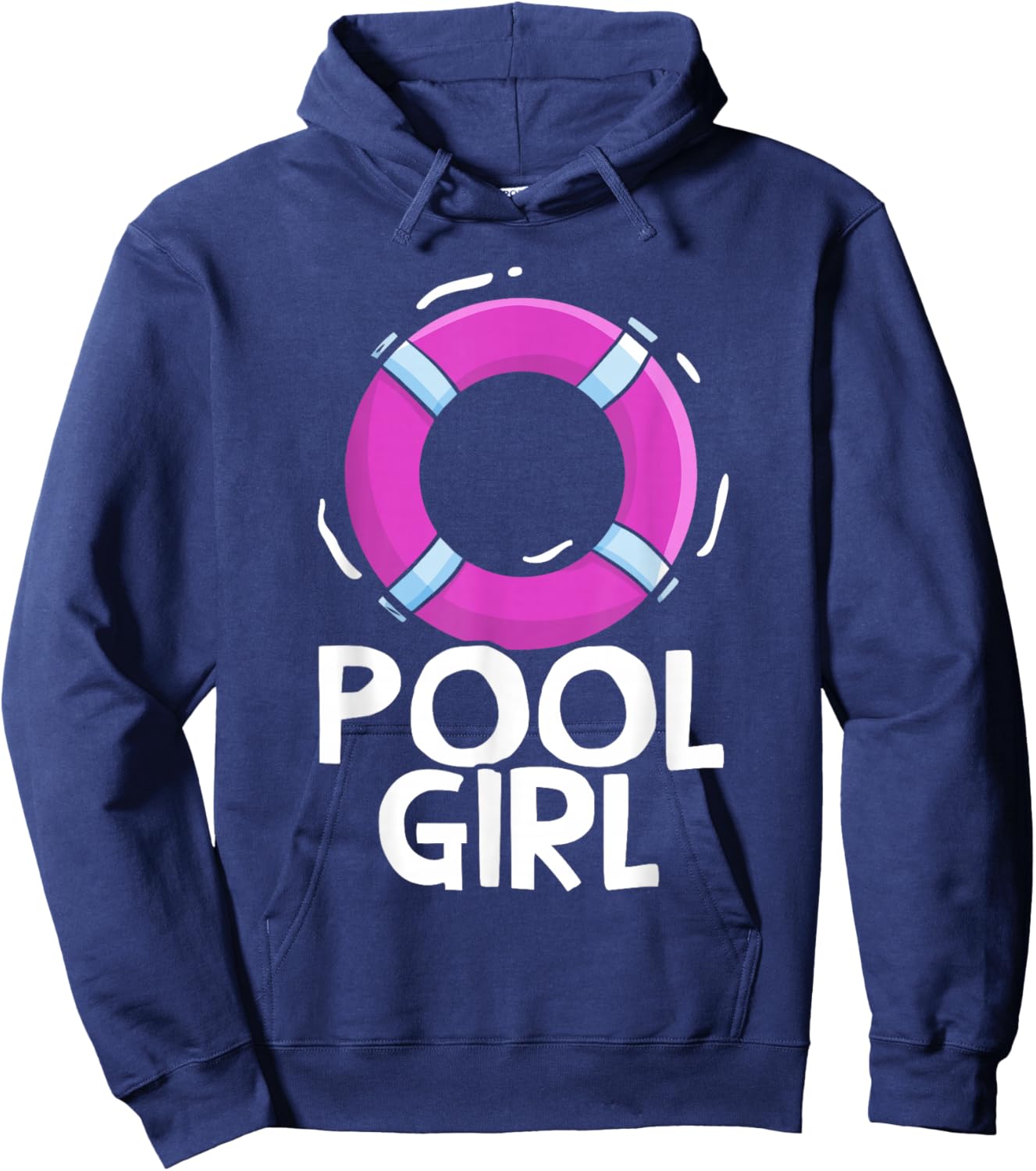 Pool Girl Rescuer Swimming Attendants Attendant Hoodie - Hoodie | Navy