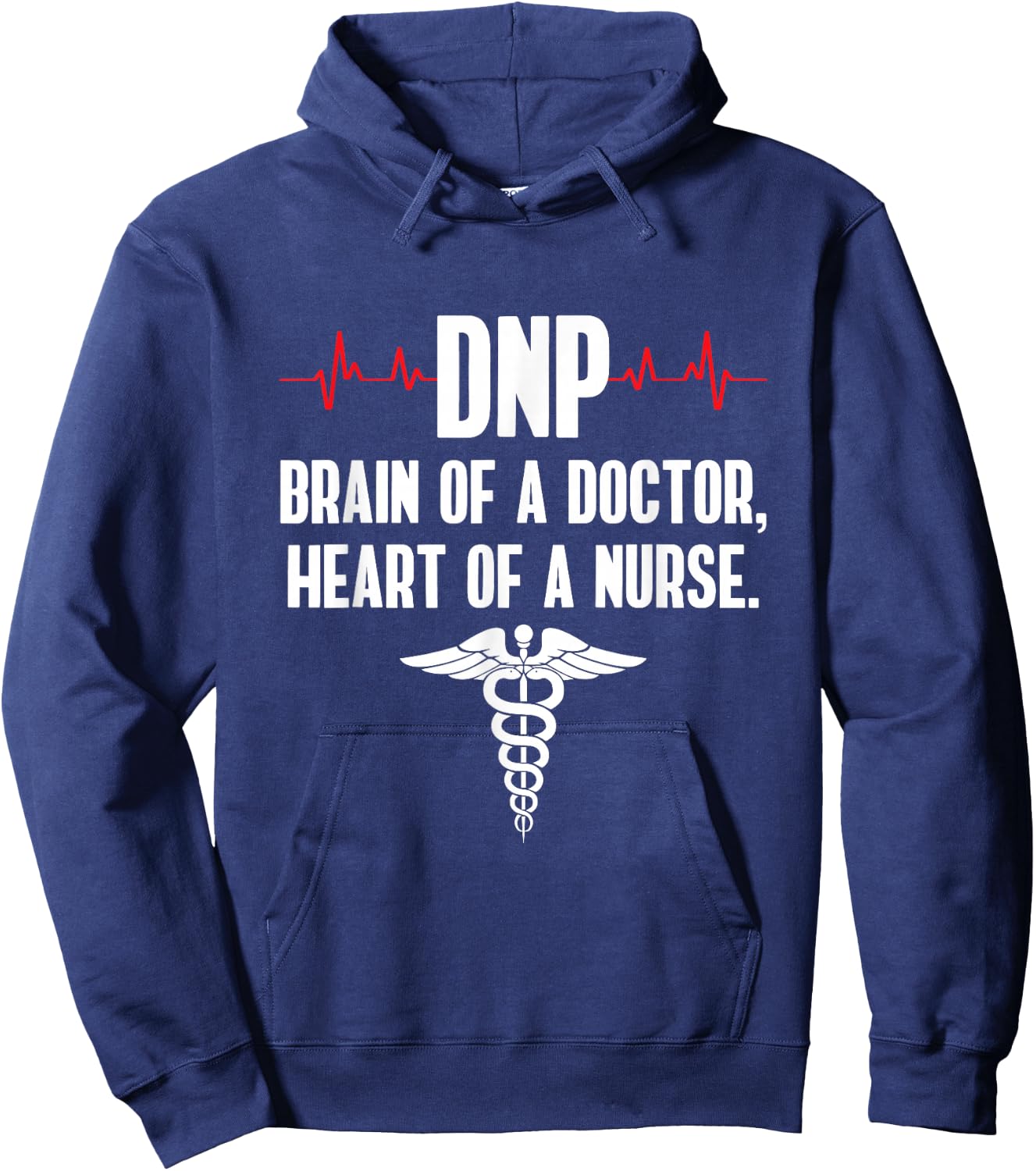 DNP Doctor of Nursing Practice Brain RN Nurse DA1 Hoodie - Hoodie | Navy