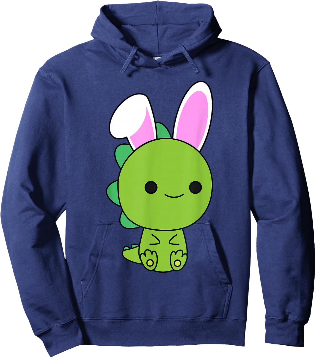 Cute Baby Dinosaur Bunny Rabbit Kawaii Otaku Hoodie - Hoodie | Navy