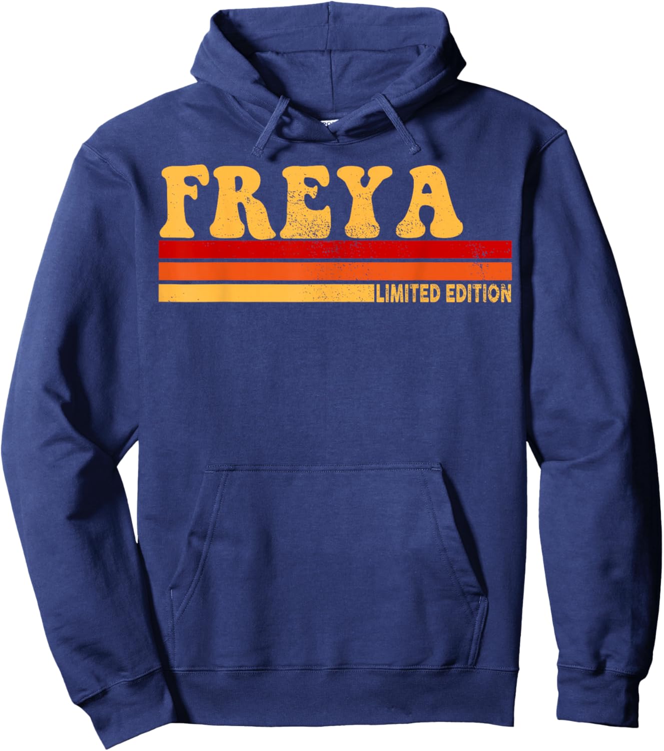Freya Name Personalized Cute Idea Women Vintage Freya Hoodie - Hoodie | Navy