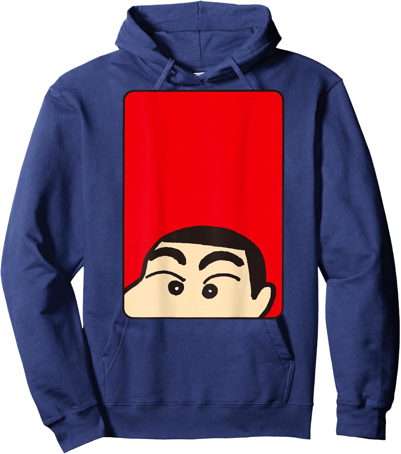 【Manga】 Crayon Shin-chan Shin-chan Face Hoodie - Hoodie | Navy