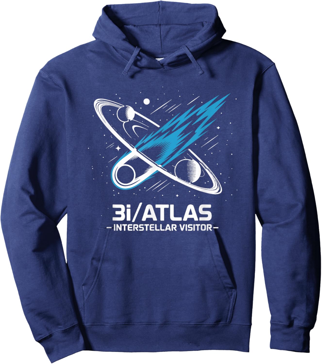 3I Atlas Interstellar Comet 2025 Space Astronomy Design Hoodie - Hoodie | Navy