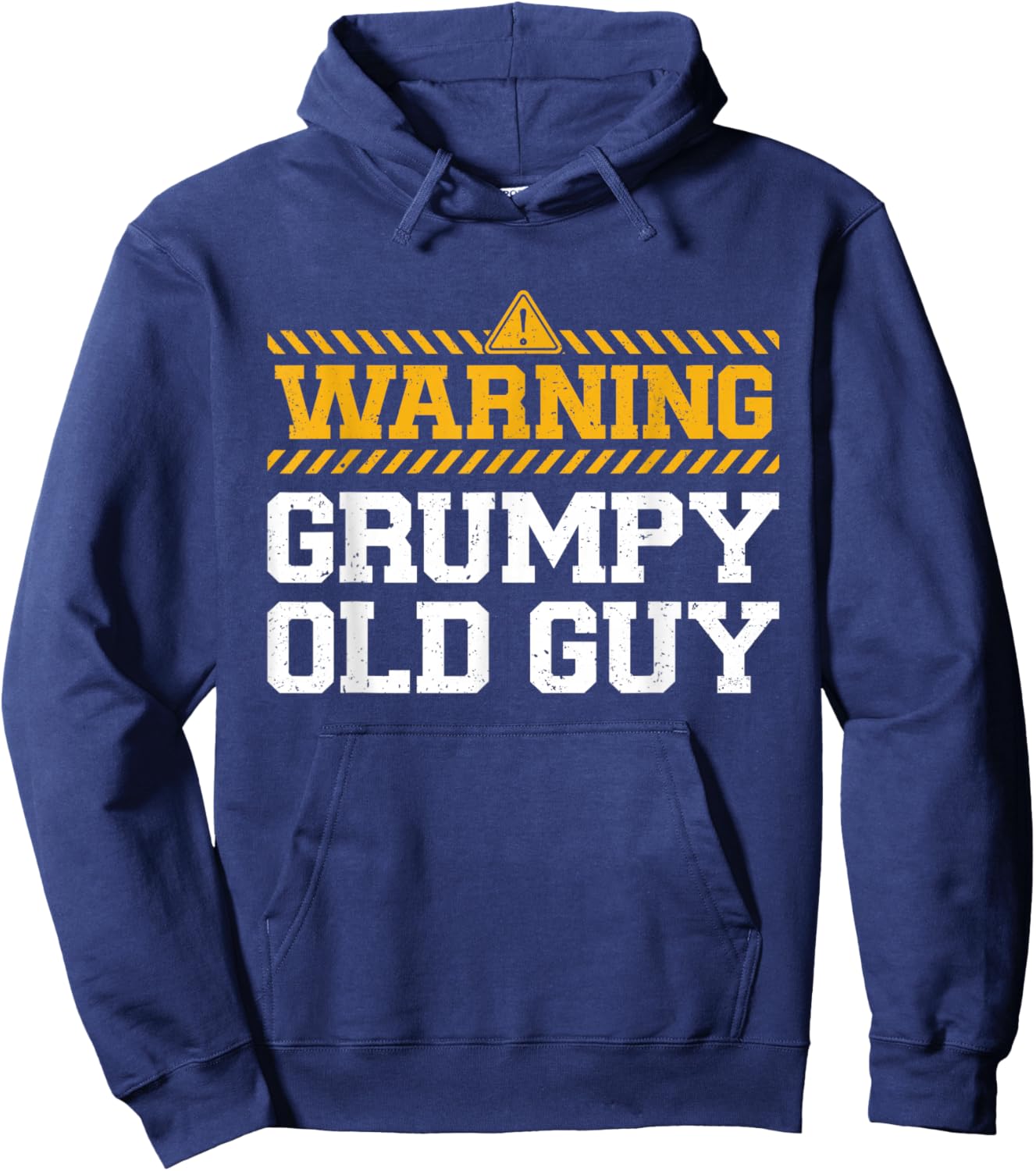 Warning Grumpy Old Guy - I'm Married To A Grumpy Old Guy Hoodie - Hoodie | Navy