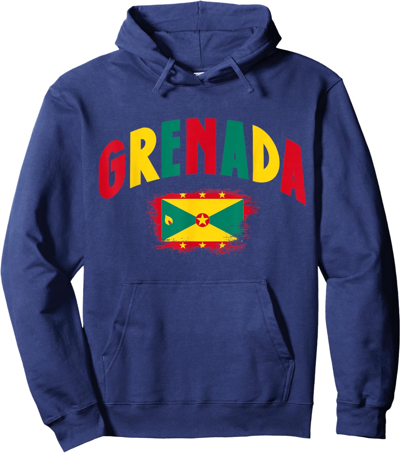 Grenada Grenadian Flag Pride Souvenir Hoodie - Hoodie | Navy