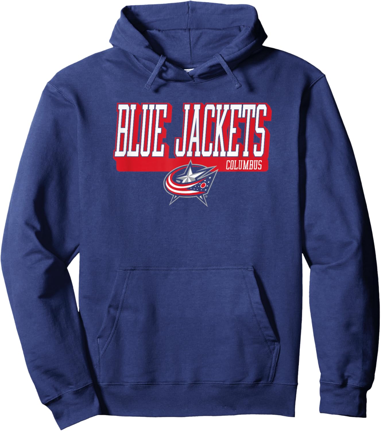 Columbus Blue Jackets Faceoff Navy Officially Licensed Hoodie - Hoodie | Navy