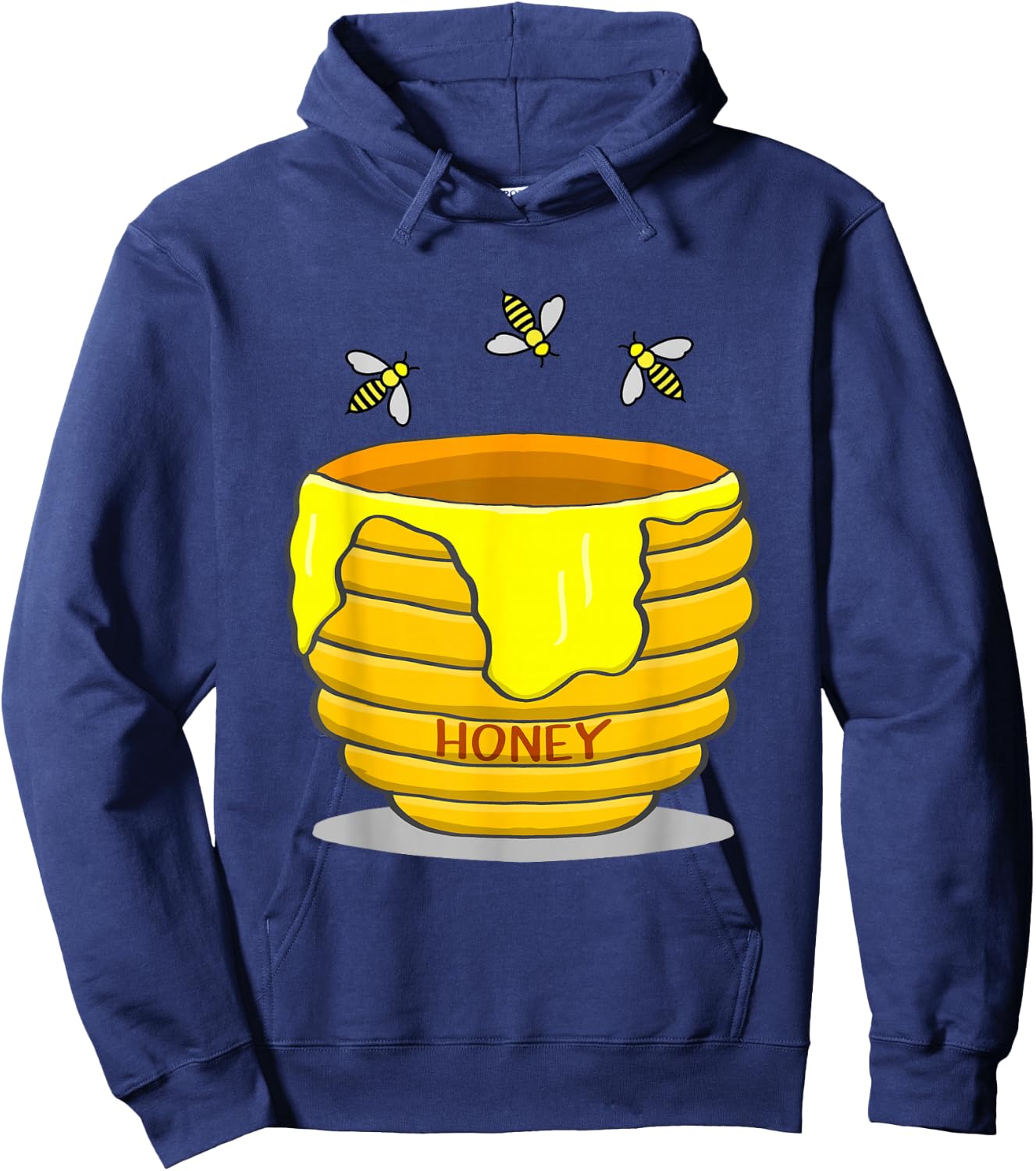 Honey Pot With Honey Bees Sweet Gift Hoodie - Hoodie | Navy