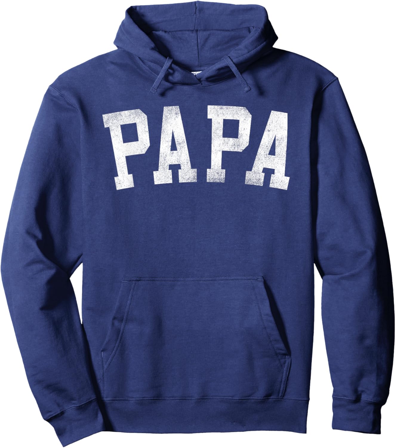 Papa - Classic Bold Font Father's Day Papa Hoodie - Hoodie | Navy