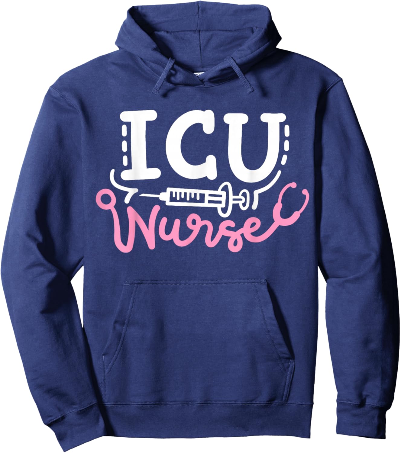 Intensive Care Unit Nurse ICU Nurse Hoodie - Hoodie | Navy