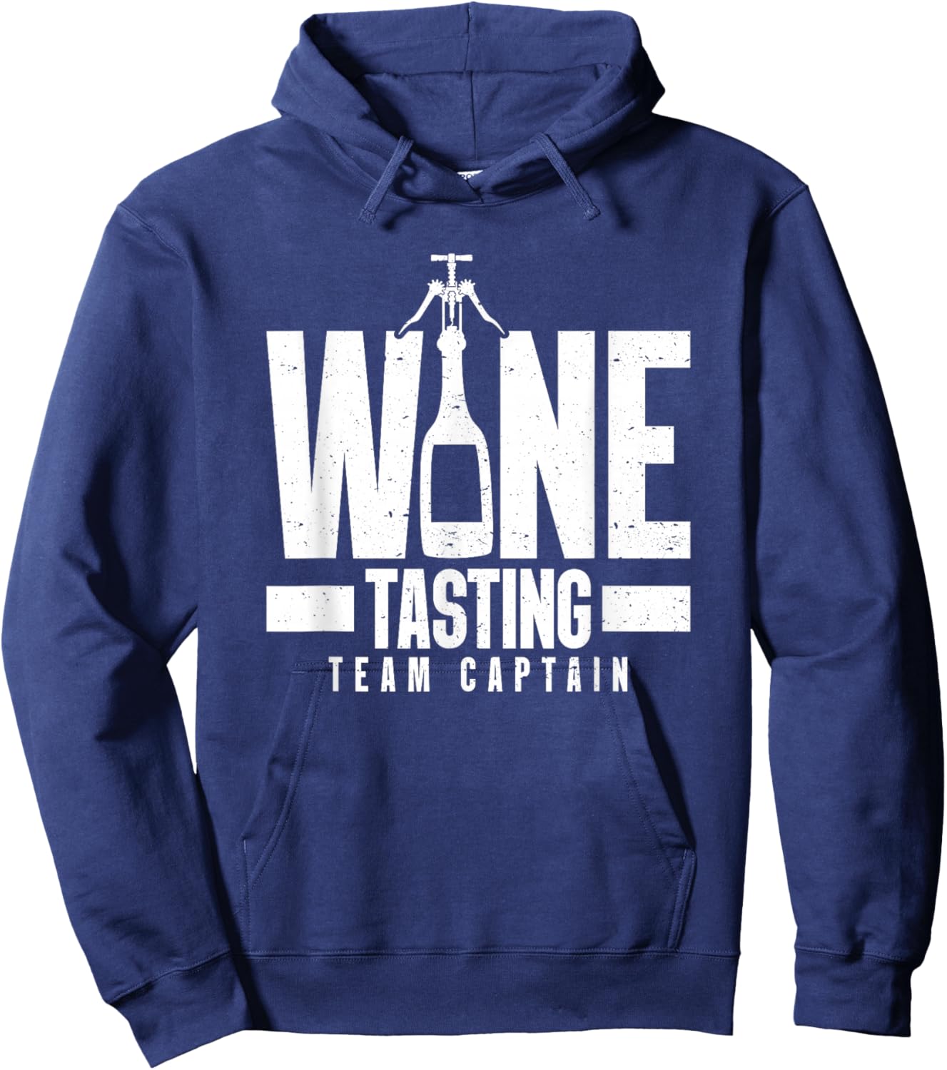 Wine Tasting Team Captain, Wine Crew, Wine Squad, Wine Hoodie - Hoodie | Navy