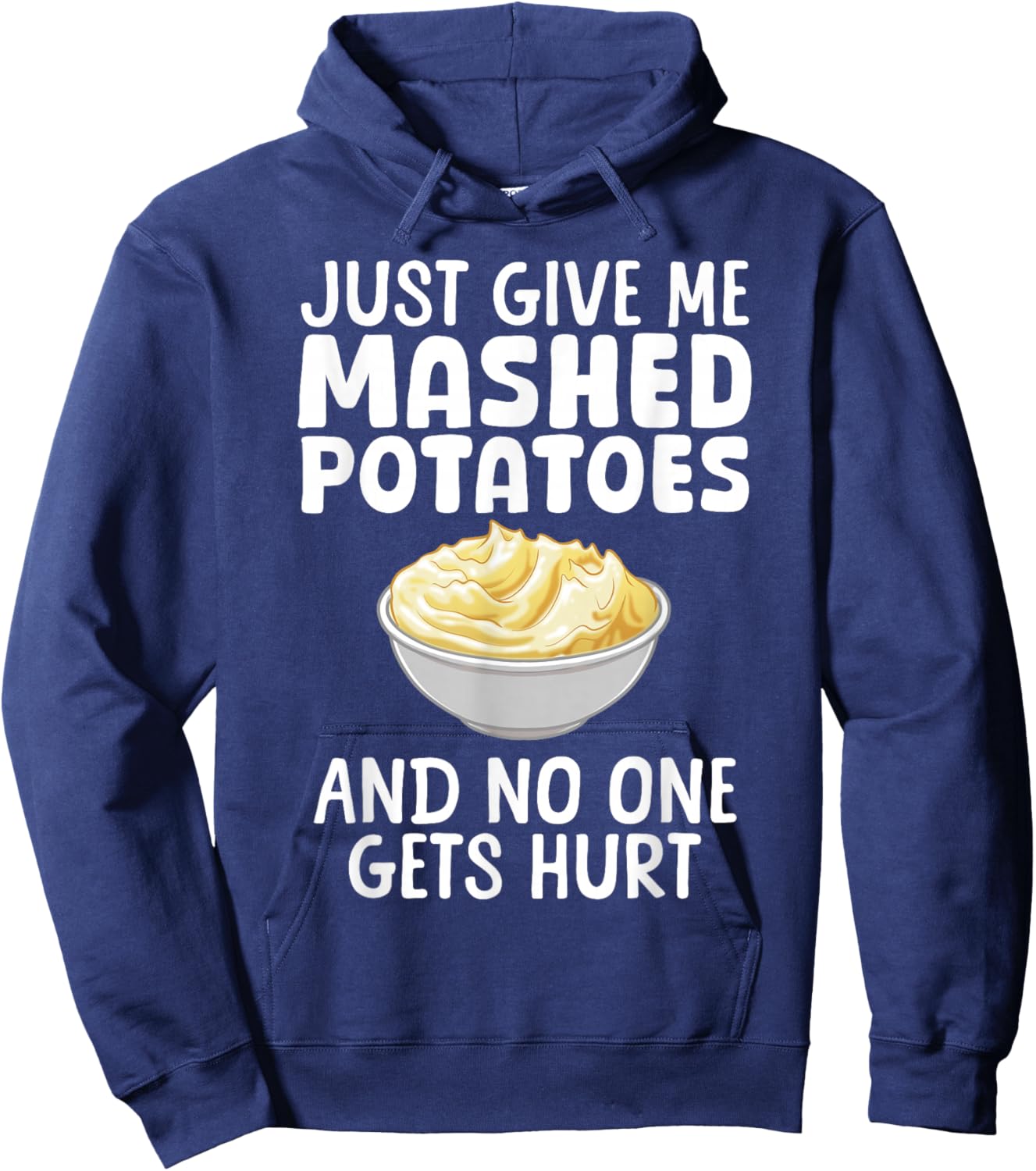 Funny Mashed Potato Design Women Mash Mashed Potato Hoodie - Hoodie | Navy