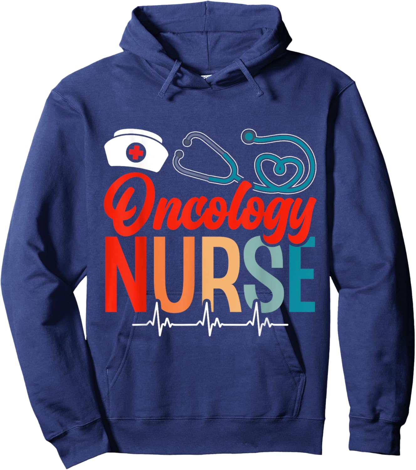 Oncology Nurse Nurses Cancer Nursing Oncology Nurse Hoodie - Hoodie | Navy