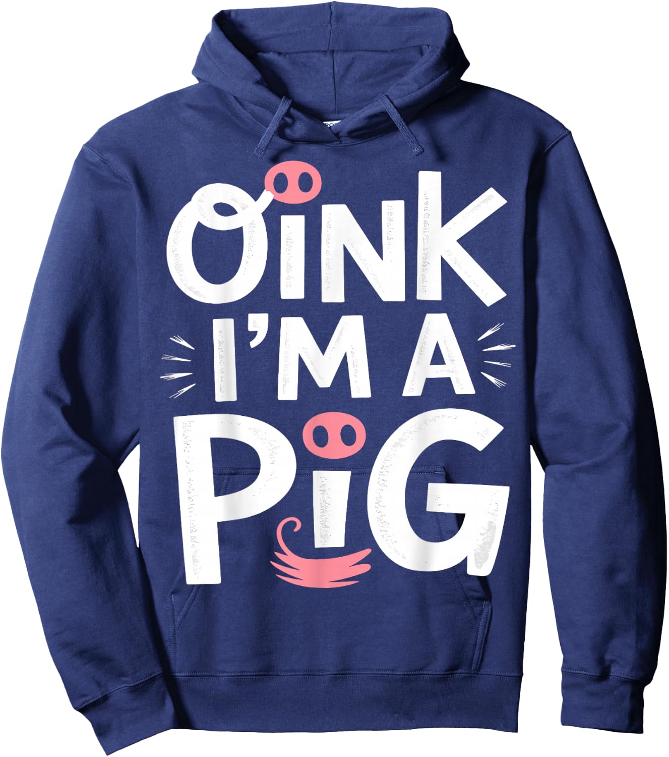 Oink, I’m a Pig Halloween Costume Hoodie - Hoodie | Navy