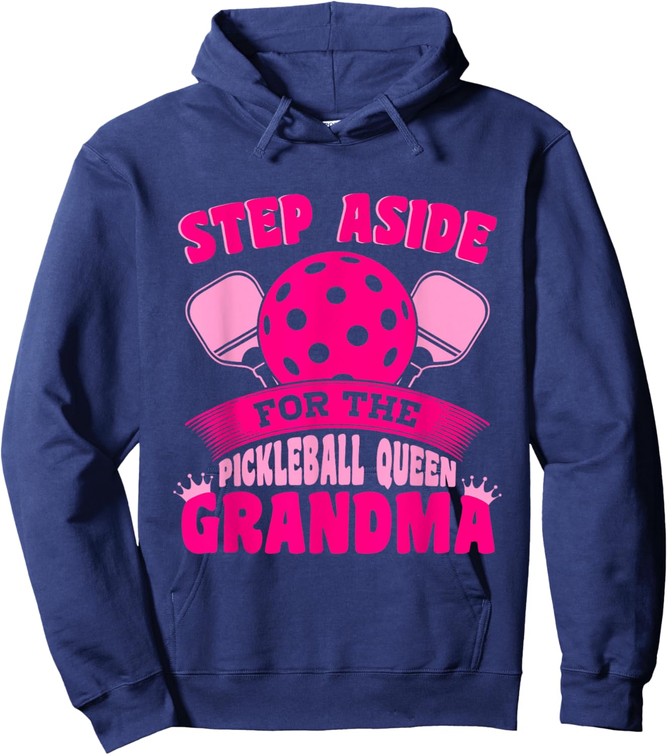 Sport Pickleball Queen Grandma Pickleball Grandma Hoodie - Hoodie | Navy