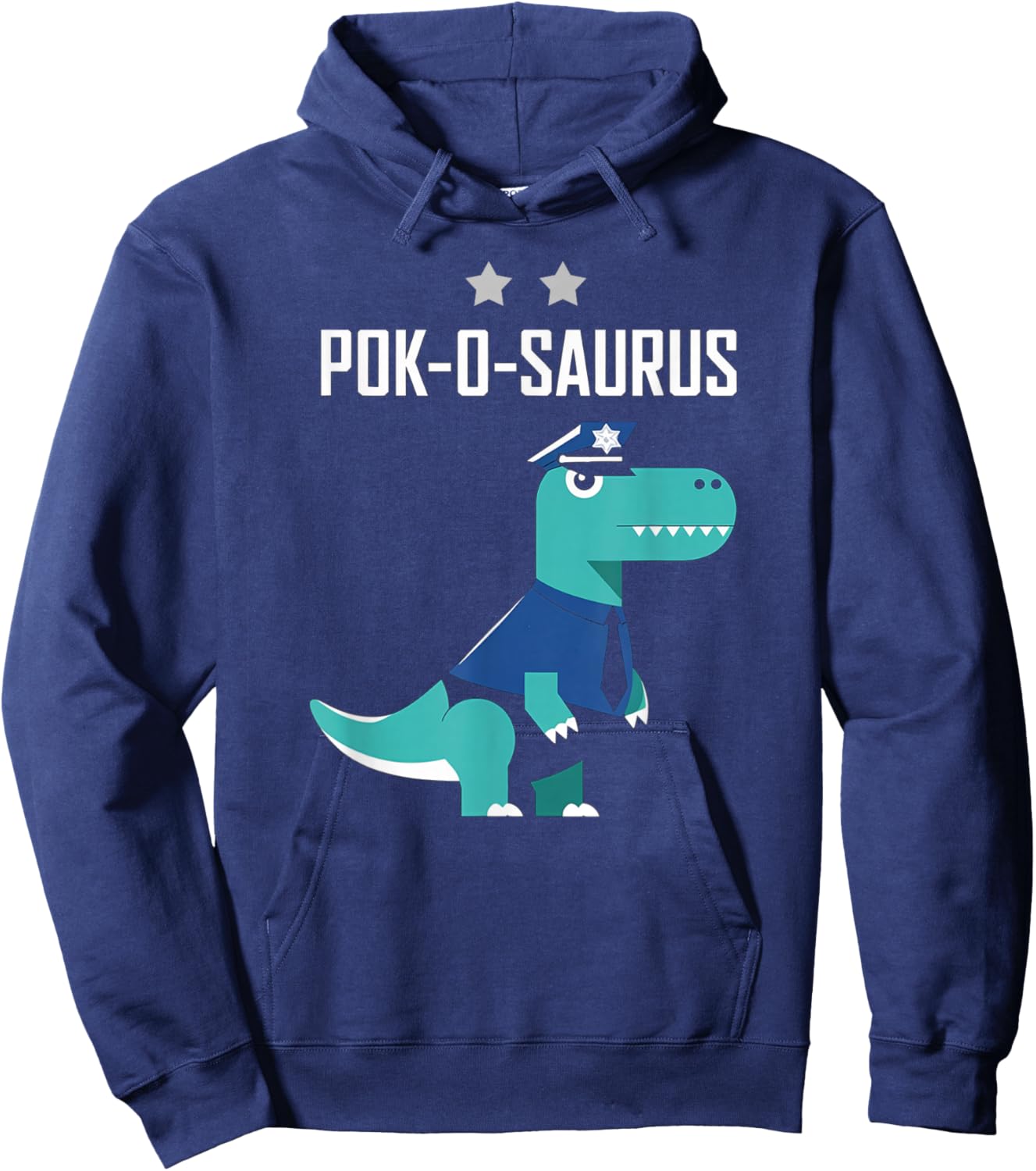Polizei Dinosaurier Beförderung Polizeioberkommissar Hoodie - Hoodie | Navy