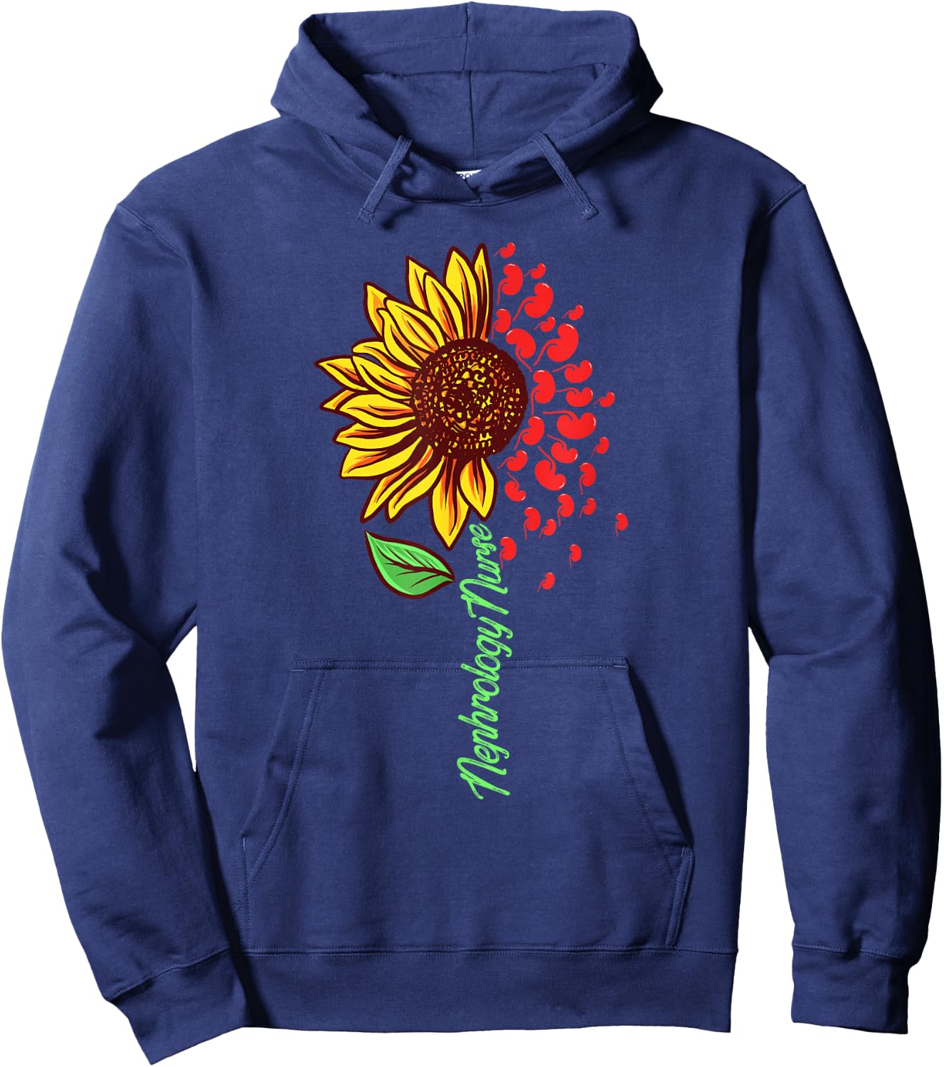 Nephrology Nurse Heart Tools Dialysis Nursing RN Hoodie - Hoodie | Navy