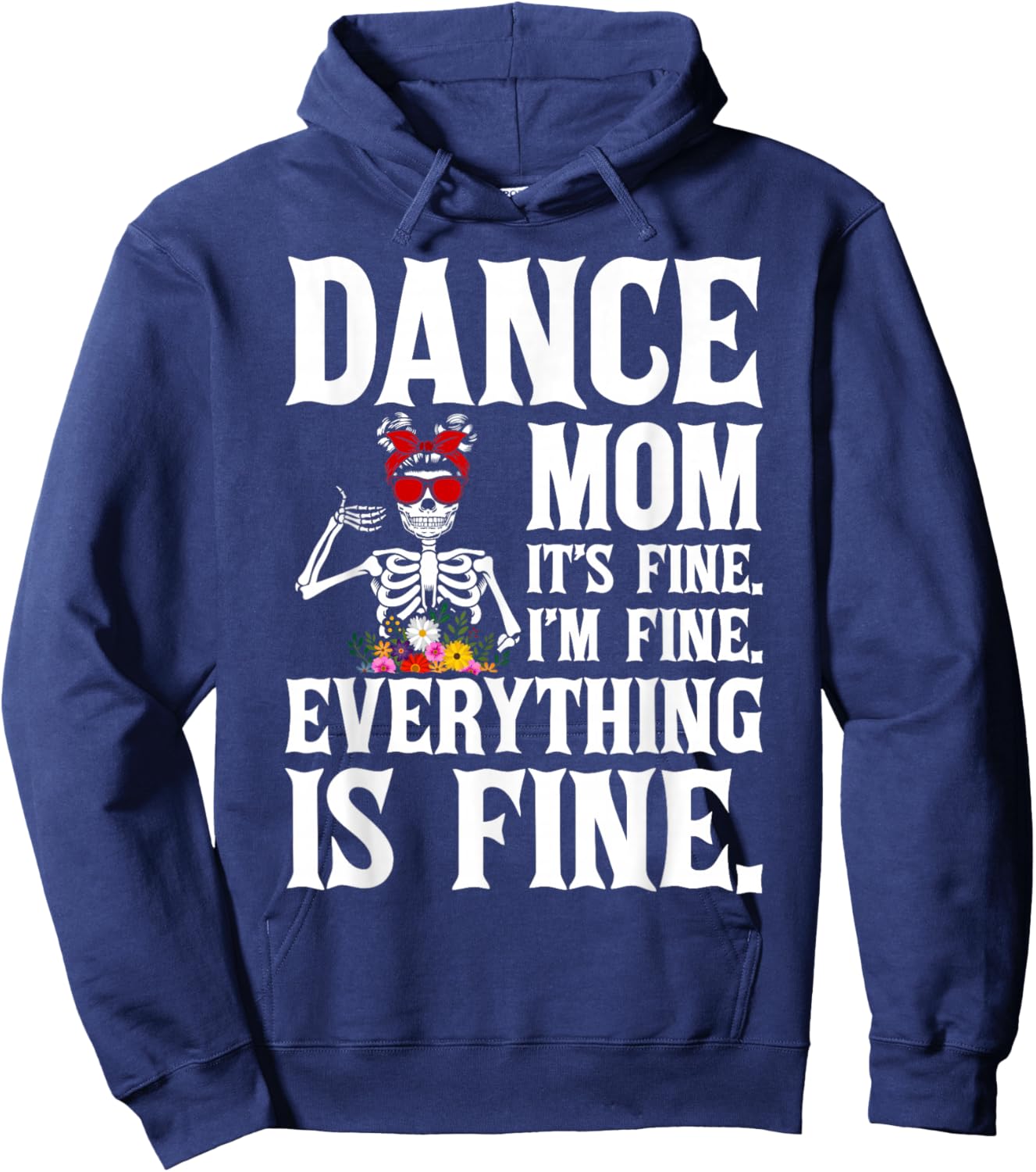Funny Dance Mom Dancing Mother Of A Dancer Mama Hoodie - Hoodie | Navy