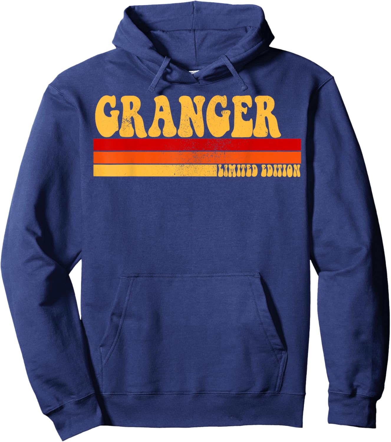 GRANGER Name Personalized Idea Men Retro Vintage GRANGER Hoodie - Hoodie | Navy