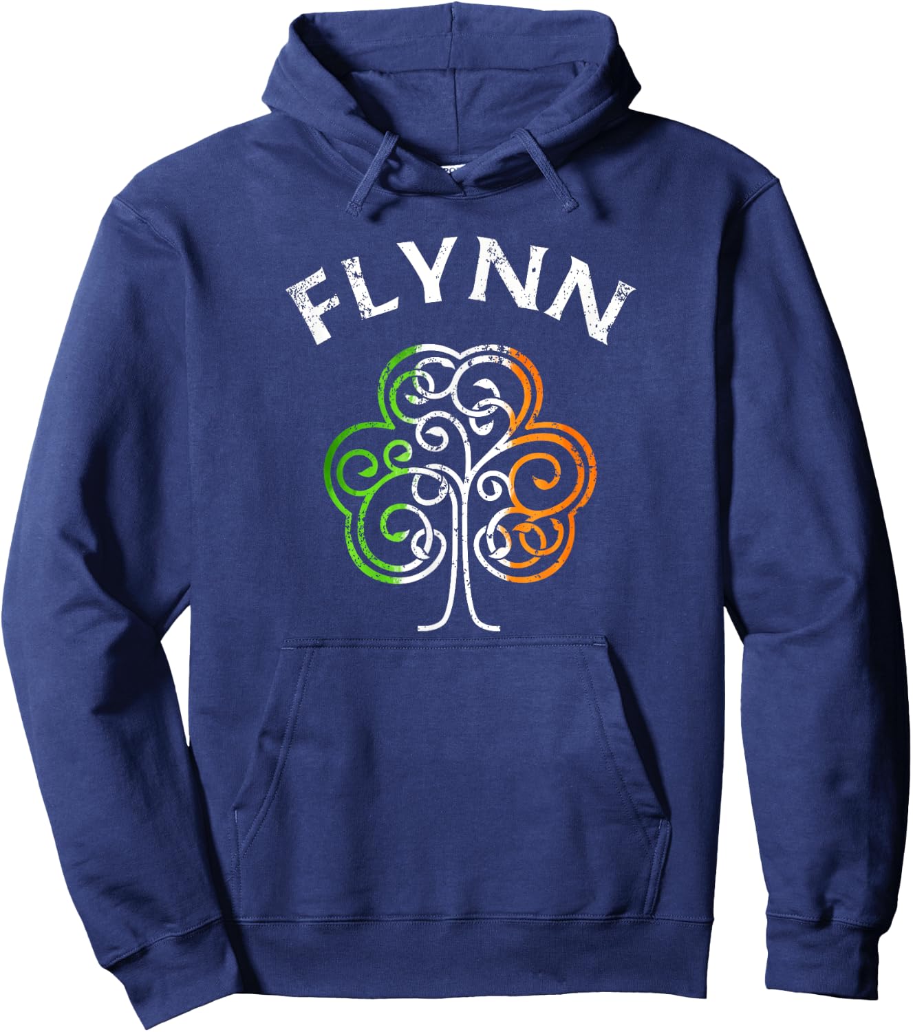 Flynn Irish Family Name Hoodie - Hoodie | Navy