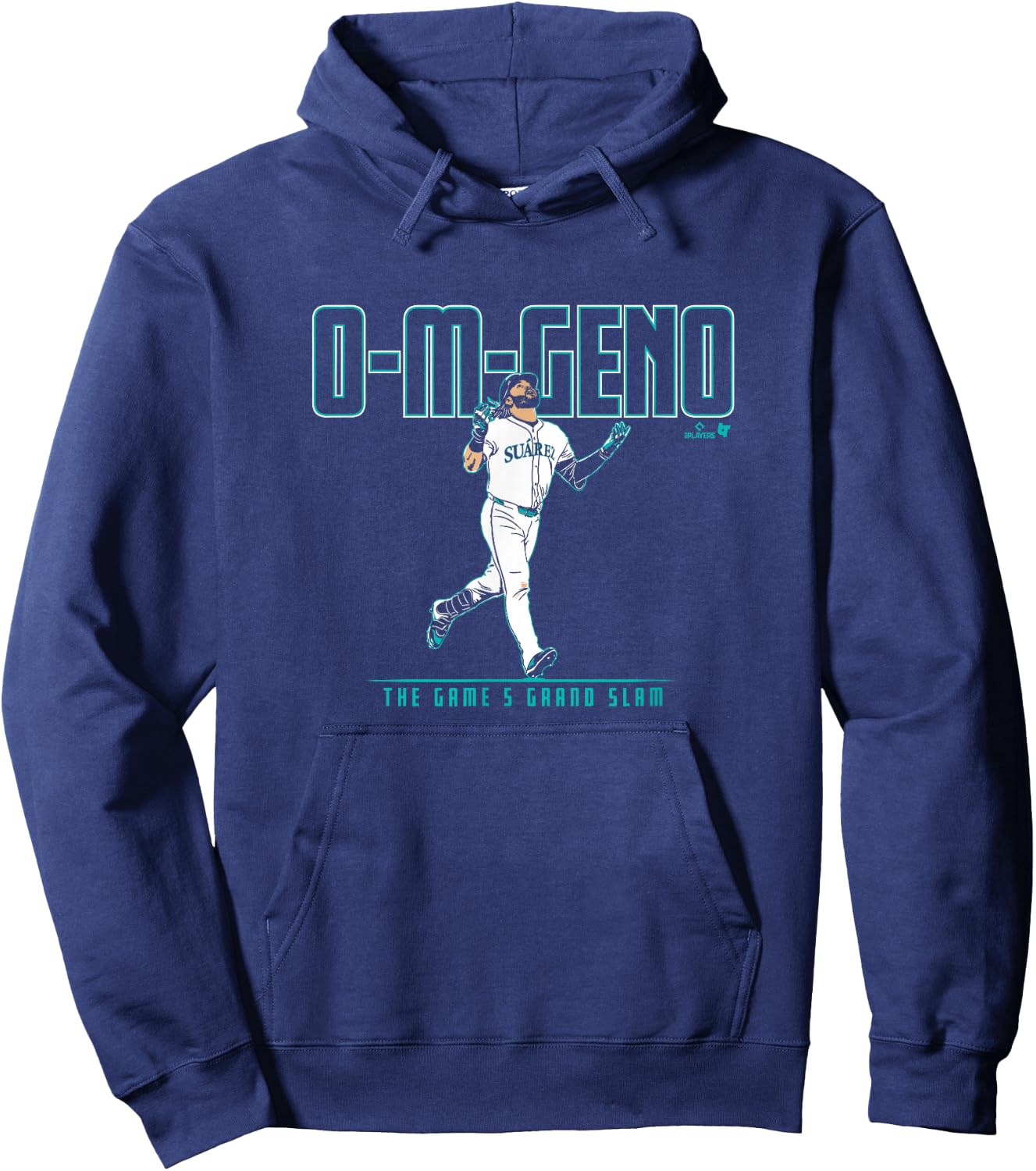 Eugenio Suarez - The Game 5 Grand Slam - Seattle Baseball Hoodie - Hoodie | Navy