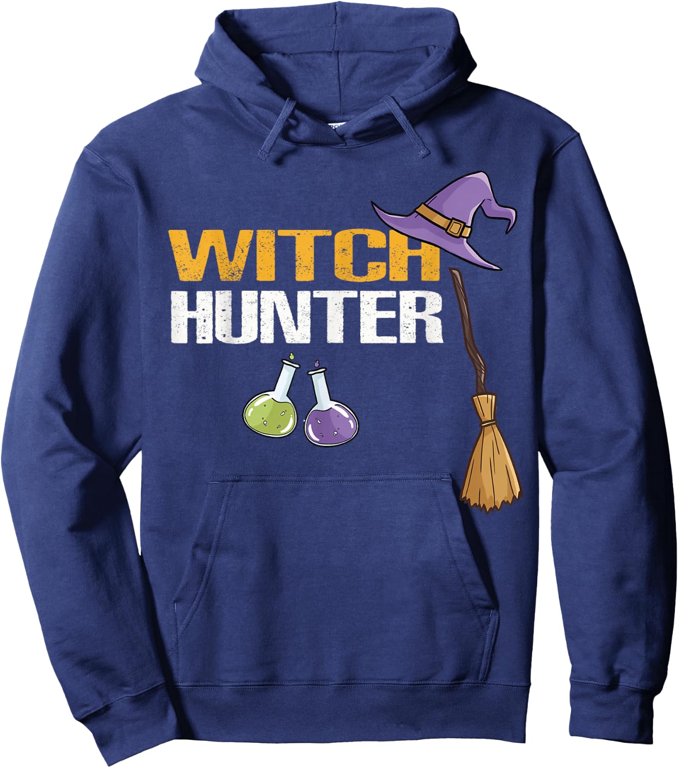 Witch Hunter Cute Halloween Costume Gift Hoodie - Hoodie | Navy