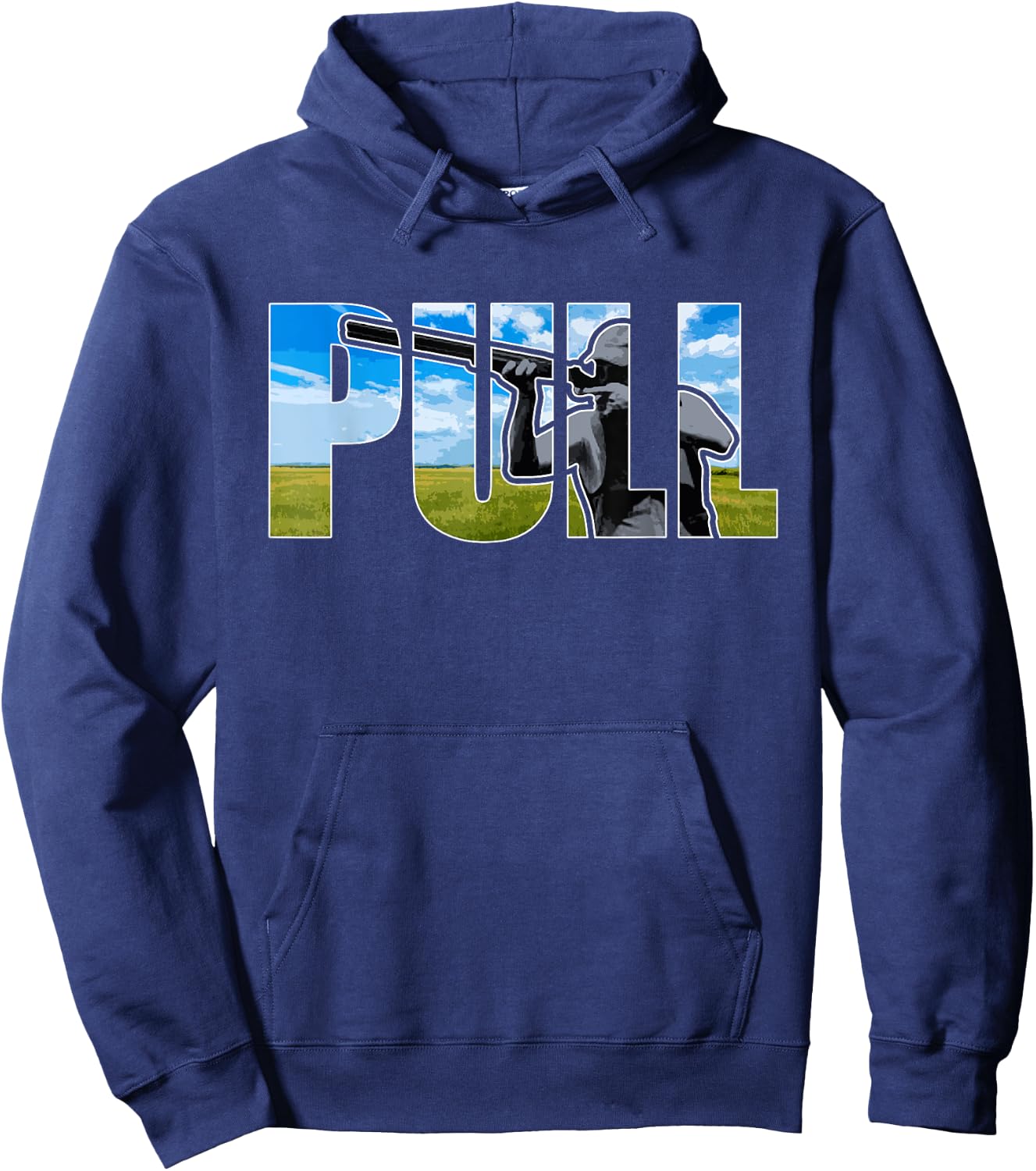 Funny Skeet Shooting Trap Sporting Clay Shooter Shotgun Gift Hoodie - Hoodie | Navy
