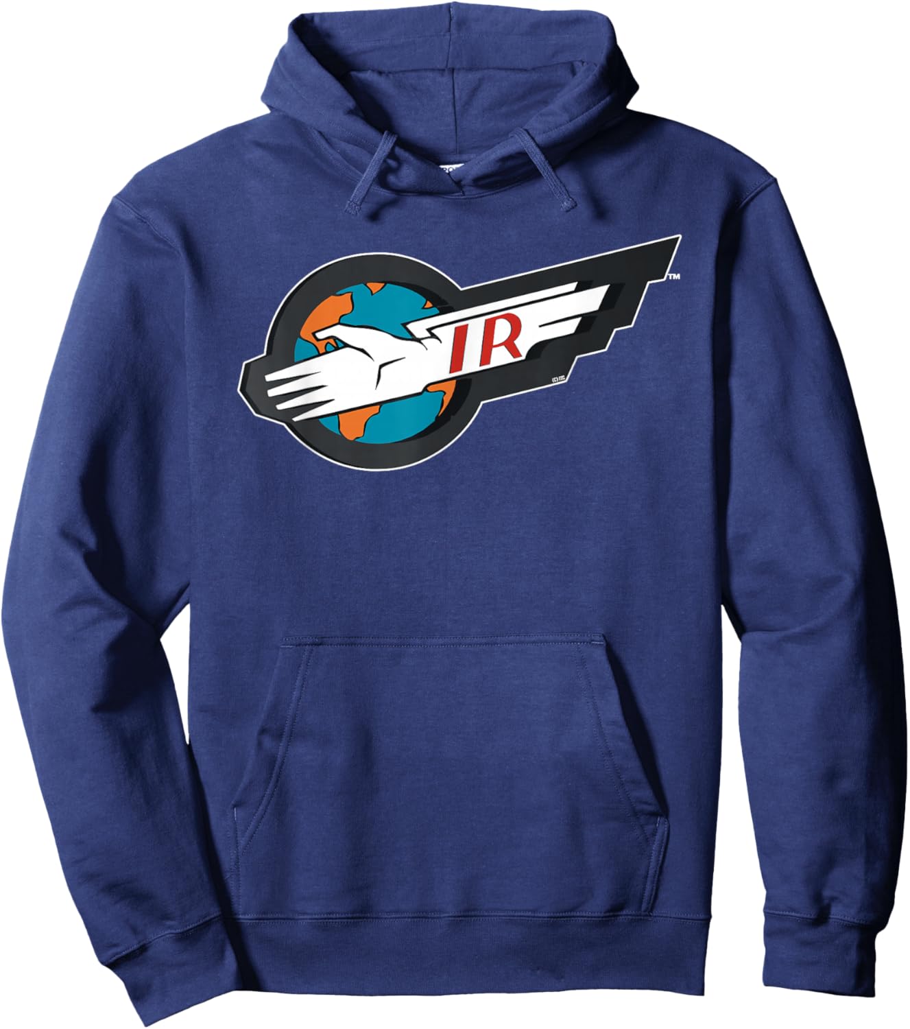 Thunderbirds International Rescue IR Logo Hoodie - Hoodie | Navy