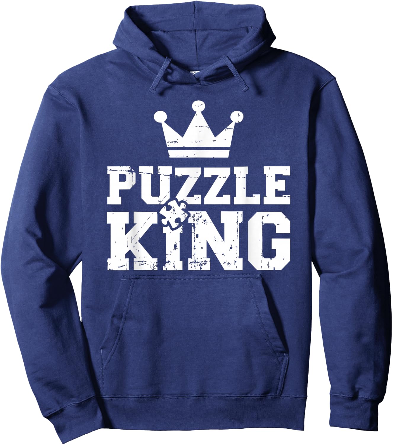 Jigsaw puzzle king Hoodie - Hoodie | Navy