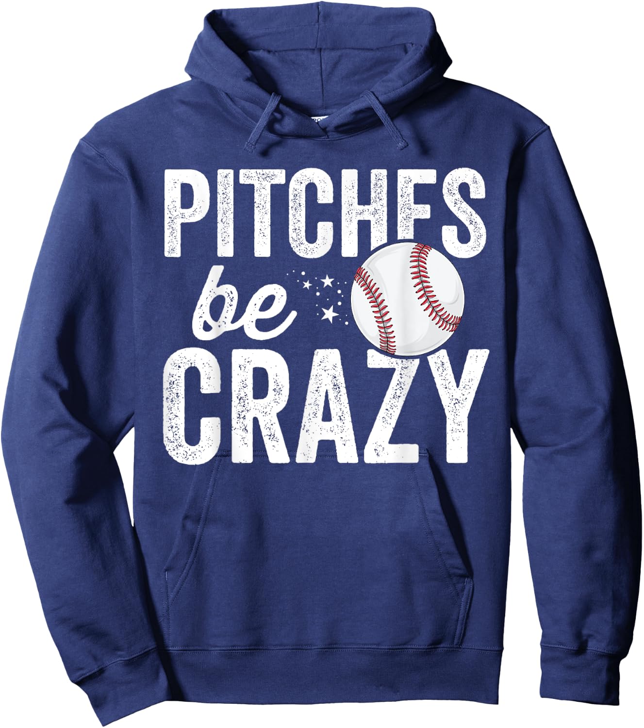 Pitches Be Crazy Adult Mom Mother Hoodie - Hoodie | Navy