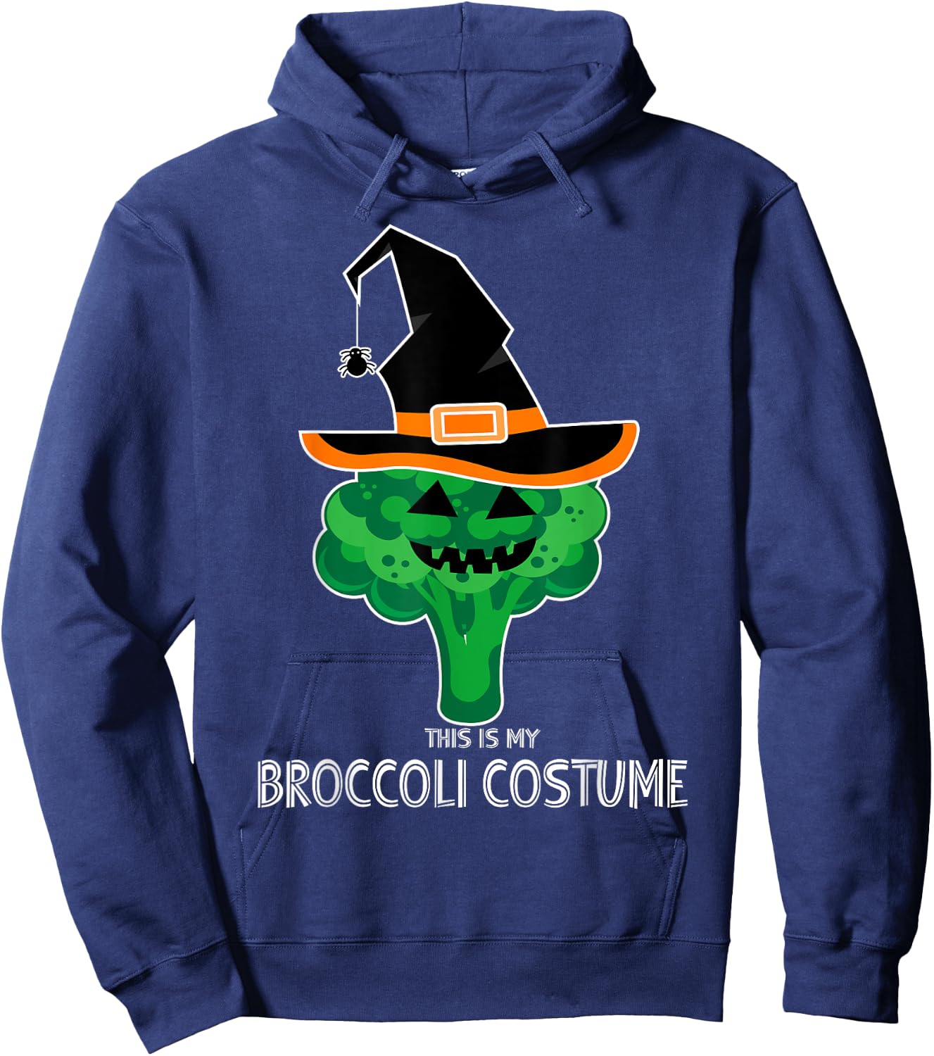 My Witch Broccoli Costume Easy Vegetable Halloween Gifts Hoodie - Hoodie | Navy
