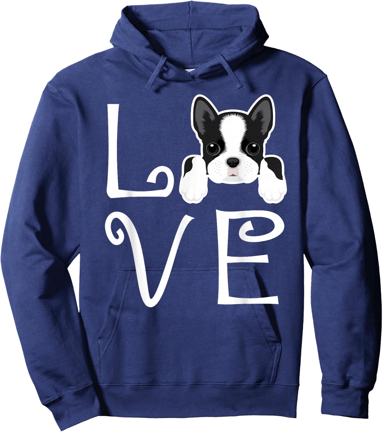 Boston Terrier Love Dog Owner Boston Terrier Puppy Hoodie - Hoodie | Navy