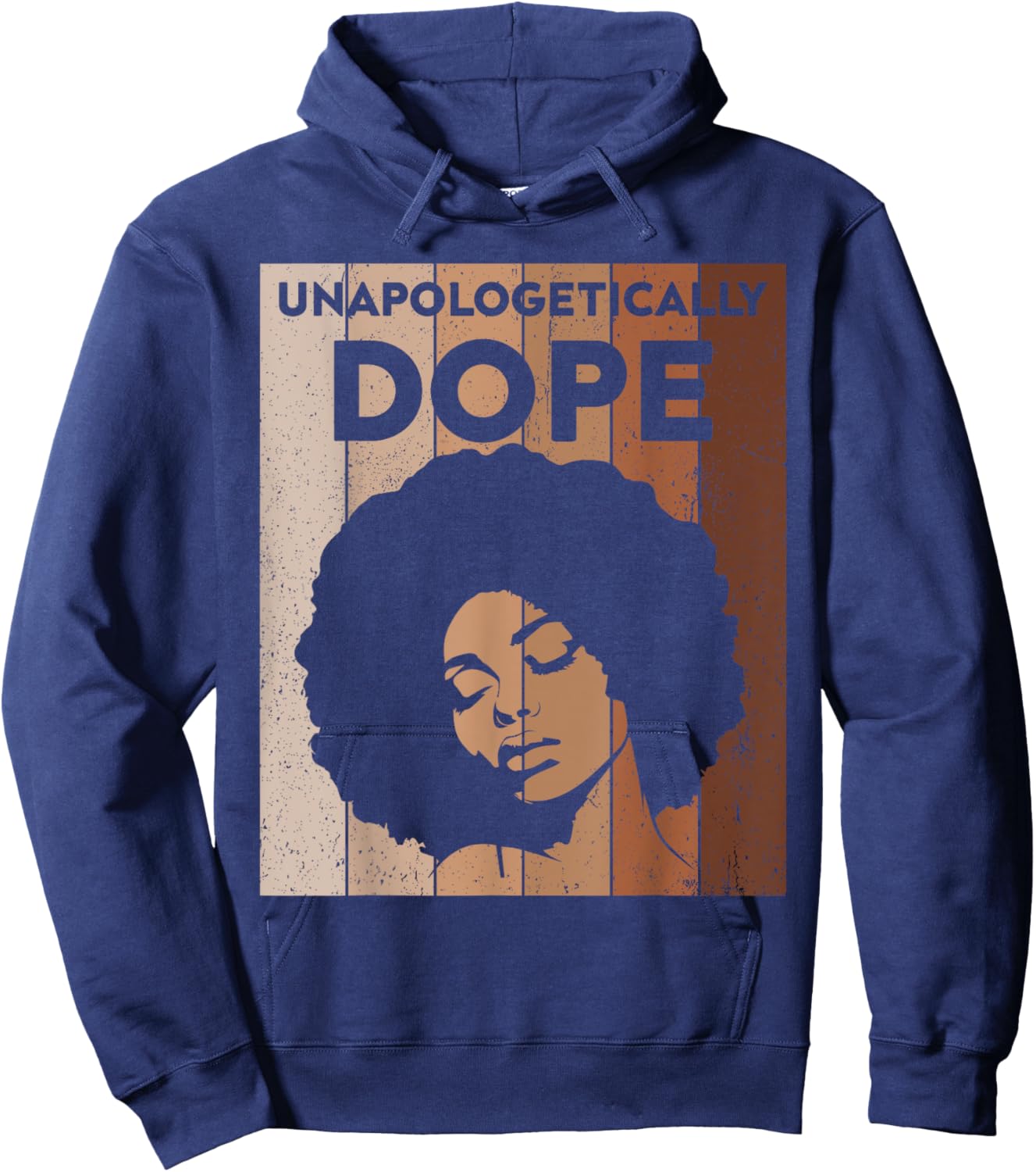 Black Women Unapologetically Dope Juneteenth Black History Hoodie - Hoodie | Navy