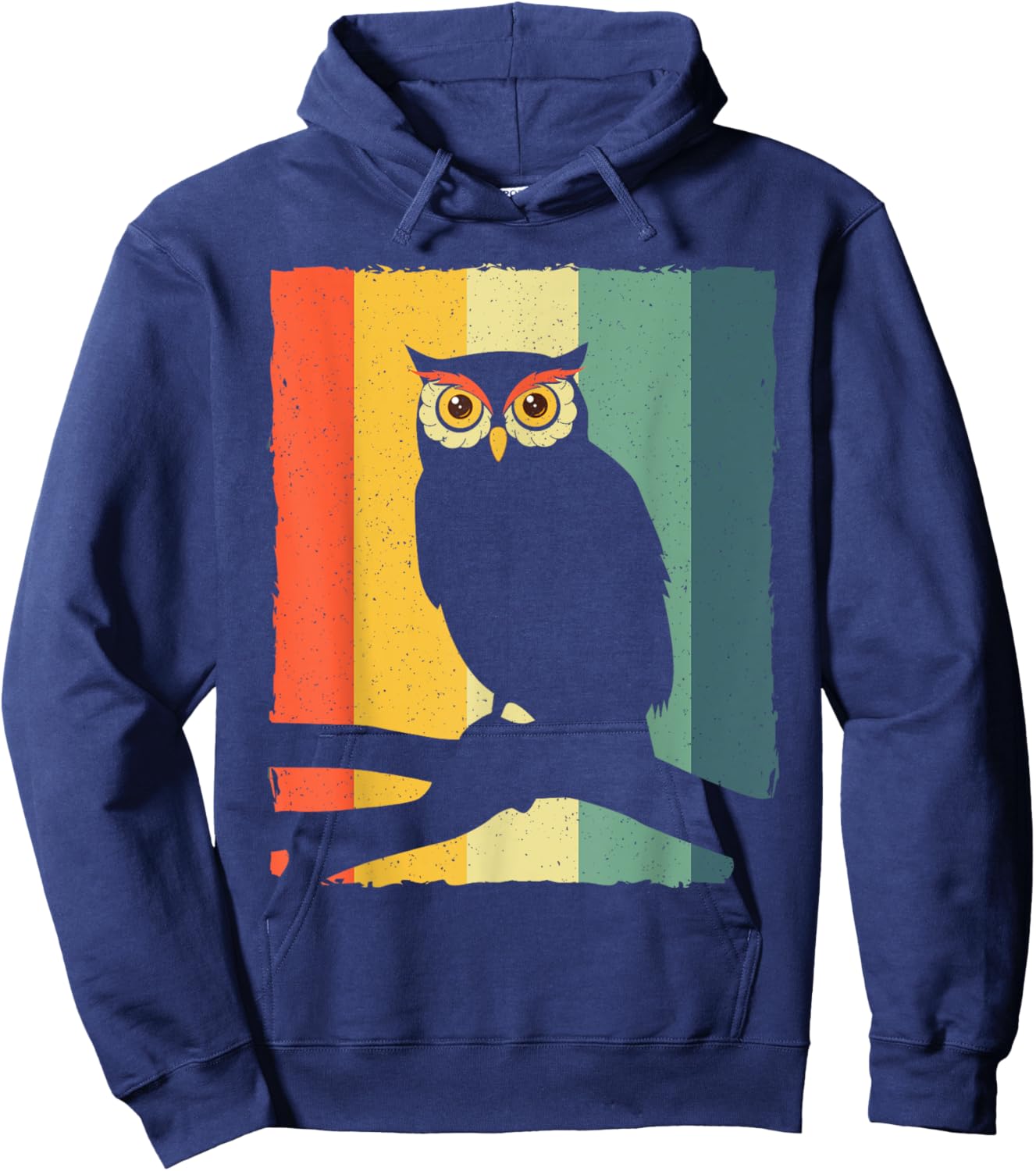Funny Owls Design Women Kids Animal Lover Night Owl Hoodie - Hoodie | Navy