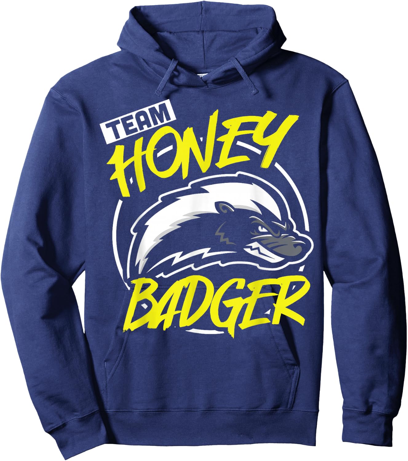 Team Honey Badger Forest Animal Squad Funny Boys Girls Gift Hoodie - Hoodie | Navy