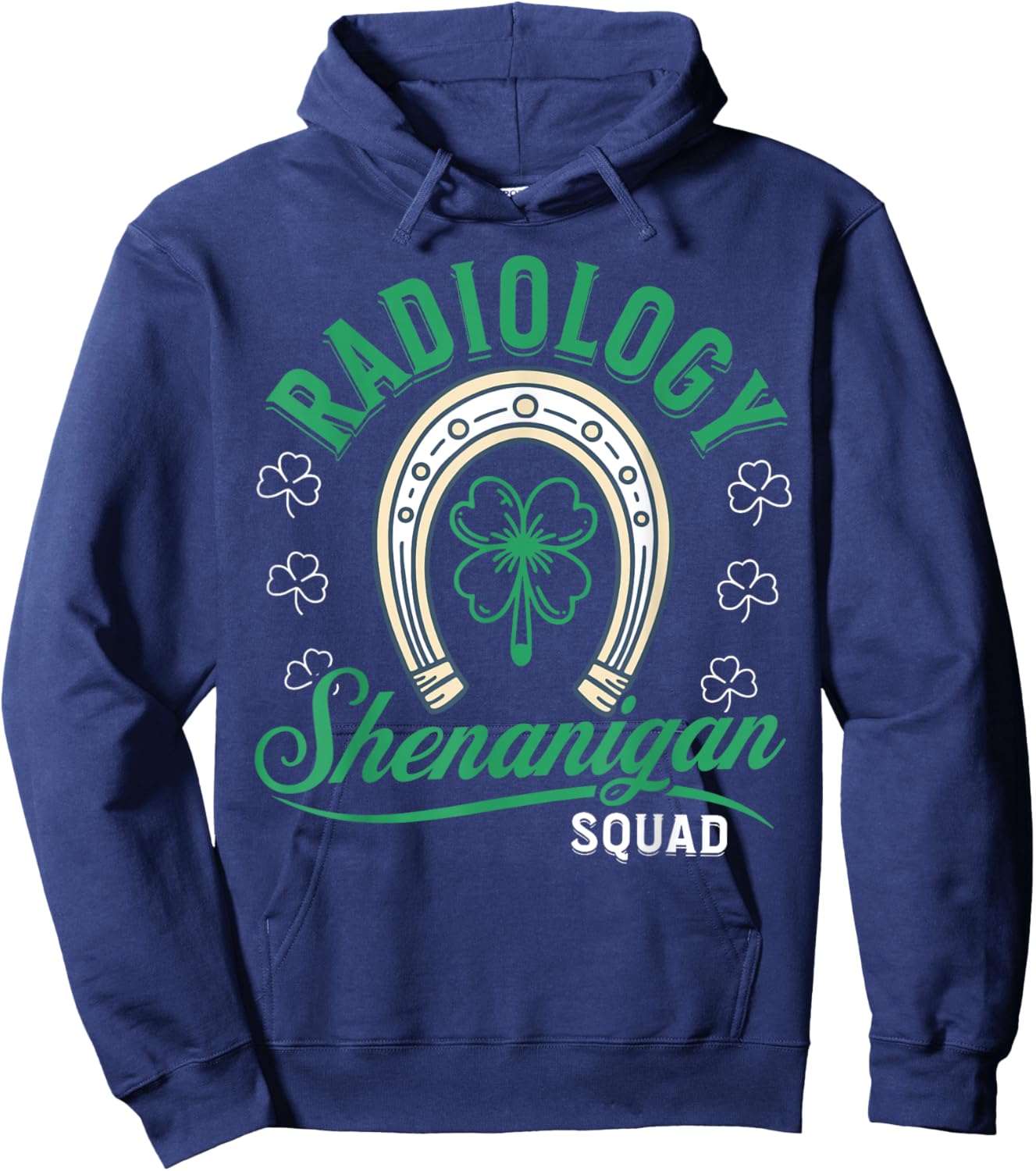 Radiology Shenanigan Squad Technologist St Patrick's Day Hoodie - Hoodie | Navy