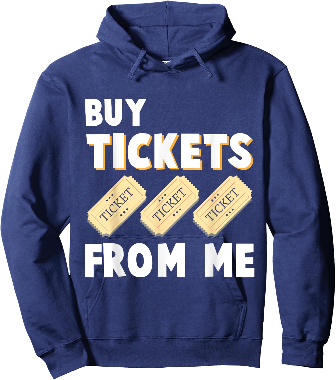 Raffle Tickets Salesman Tombula Event Humor Hoodie - Hoodie | Navy