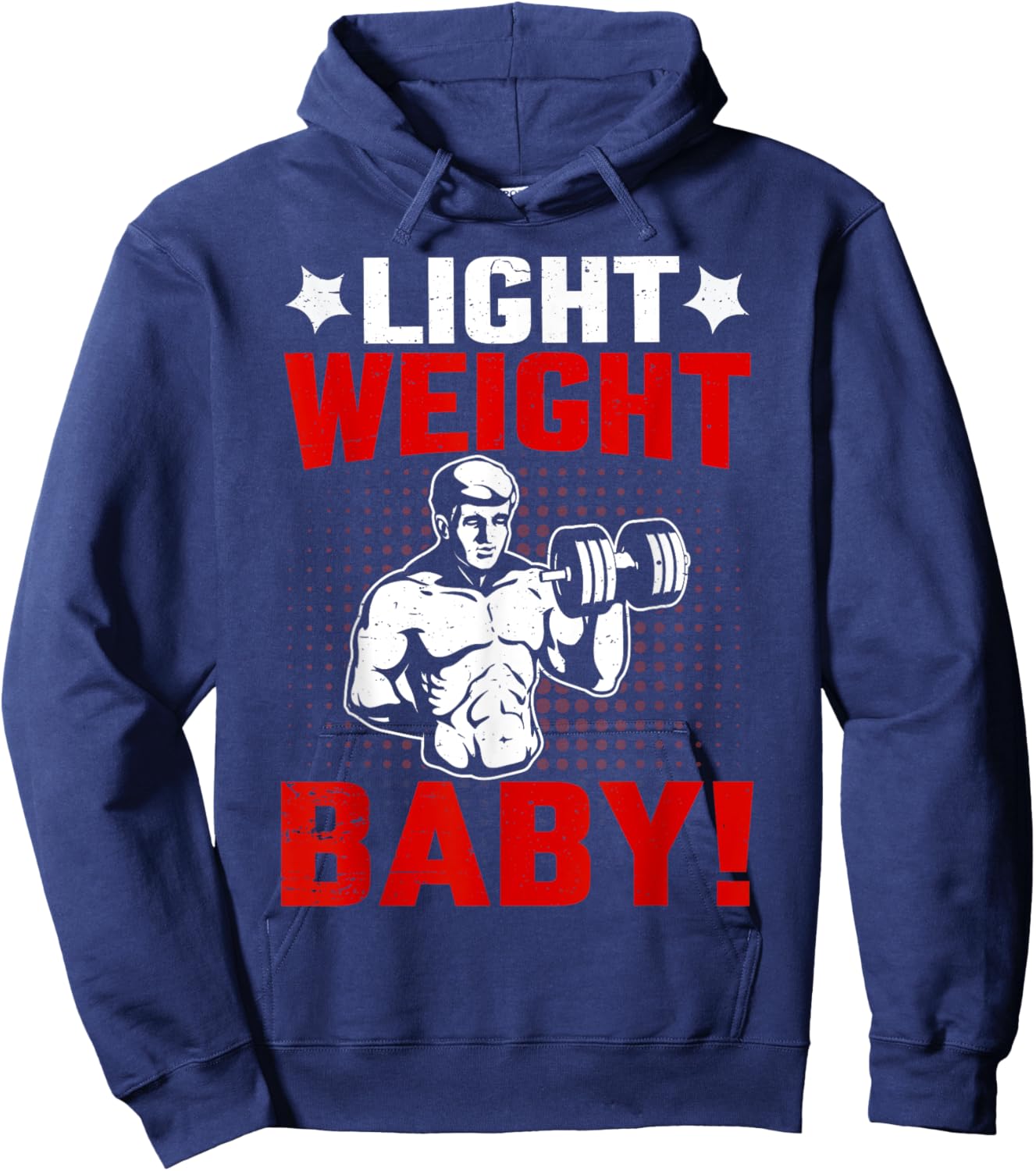Fitness Motivational Light Weight Baby Ronnie Coleman Hoodie - Hoodie | Navy