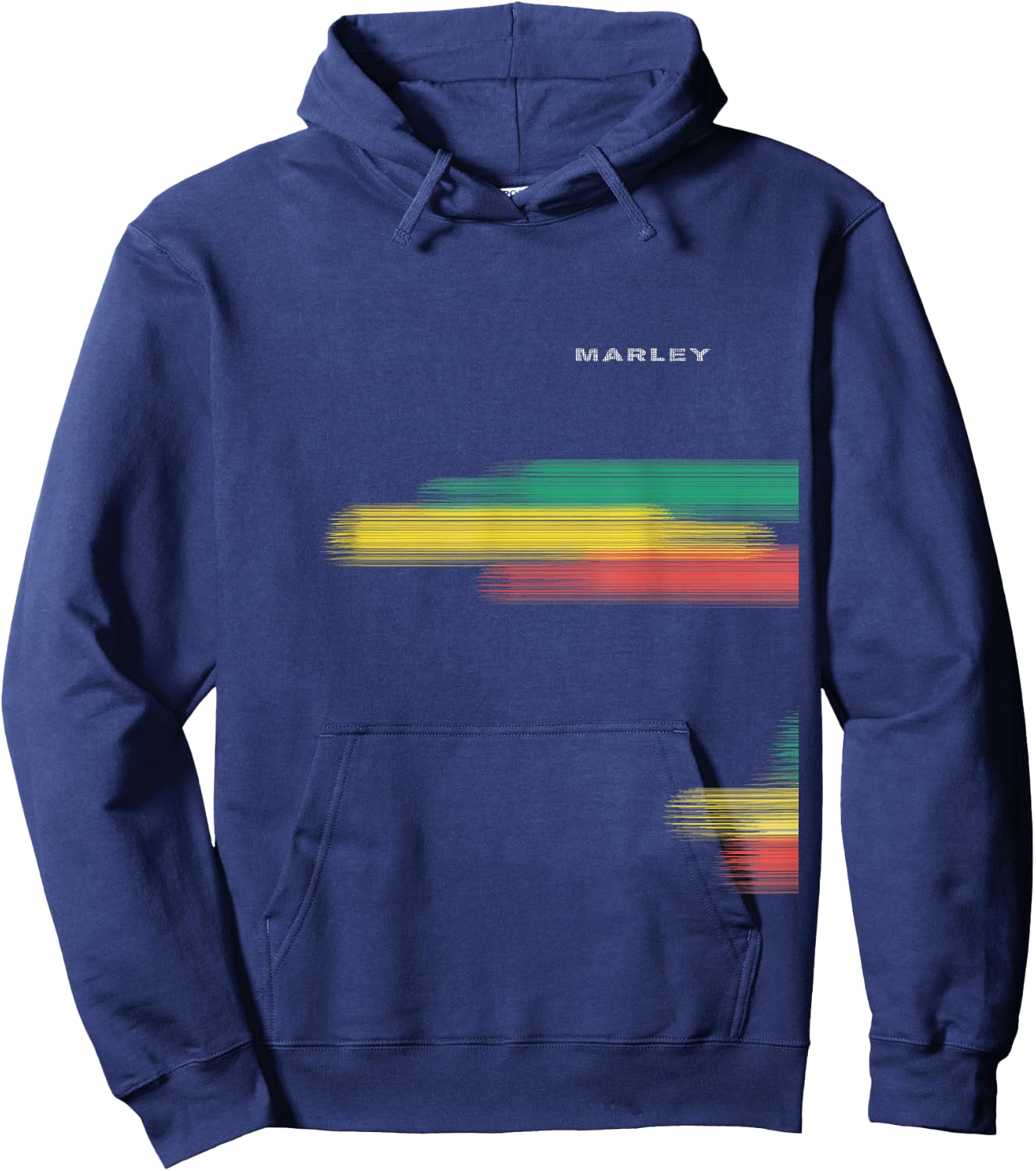 Marley Official Rasta Splatter Hoodie - Hoodie | Navy