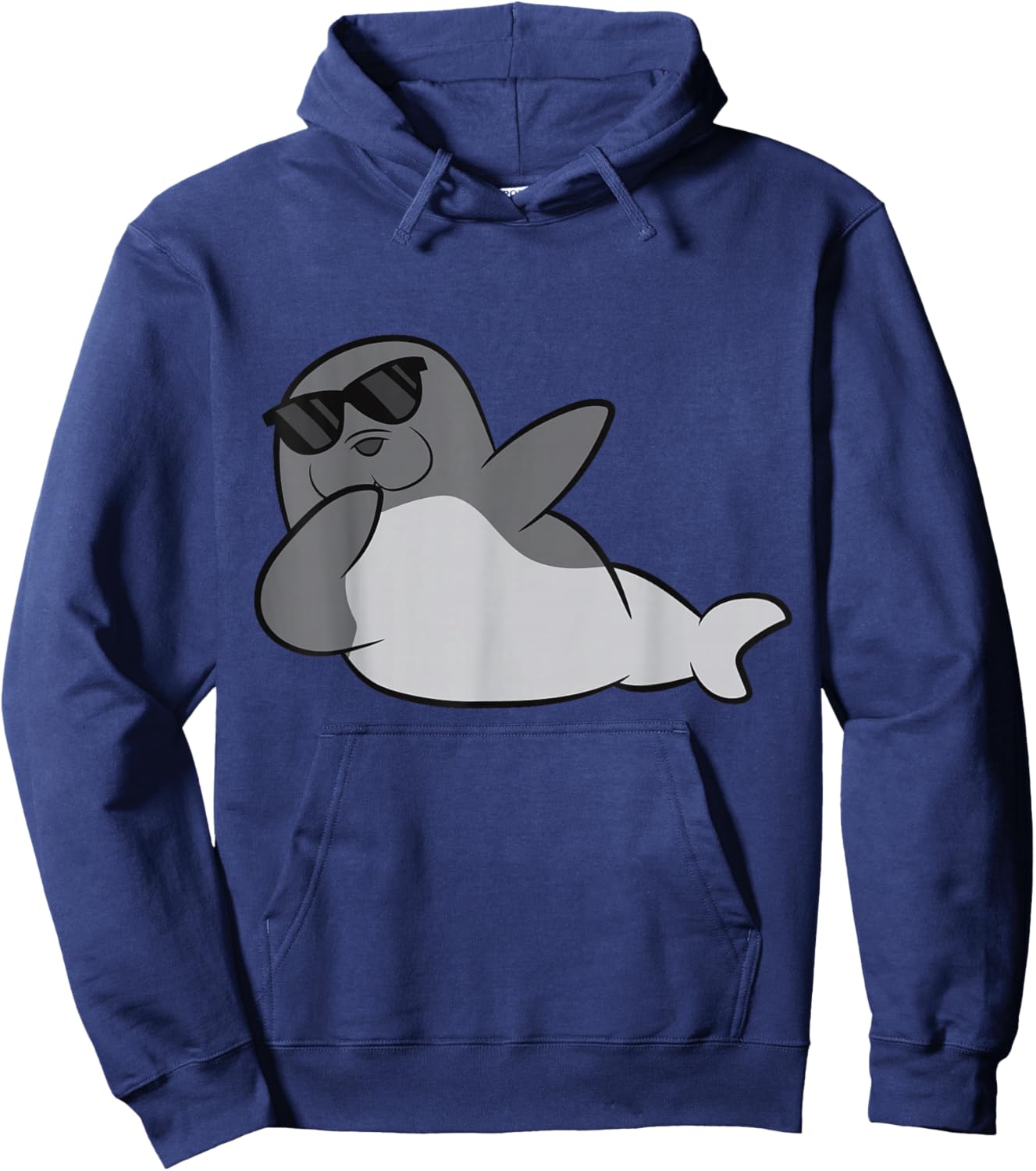 Dabbing Seal Cute Seal Hoodie - Hoodie | Navy