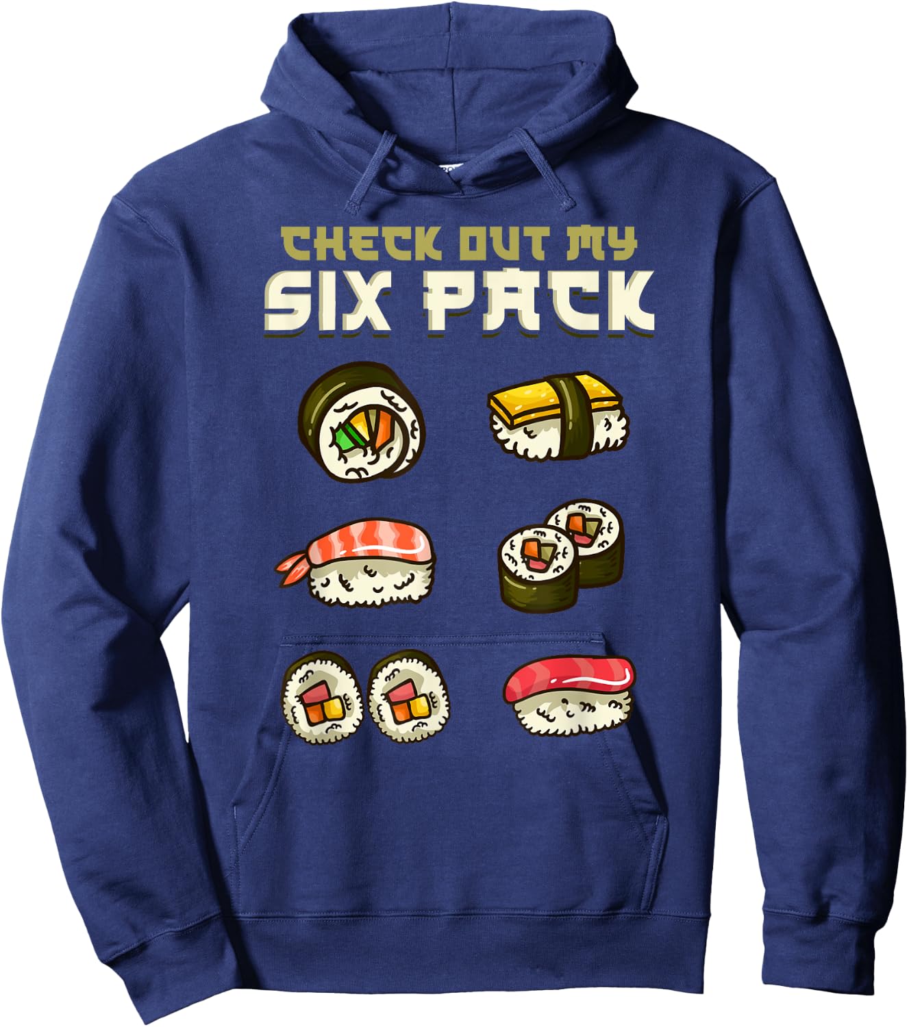 Sushi Japanese Gym Hoodie - Hoodie | Navy