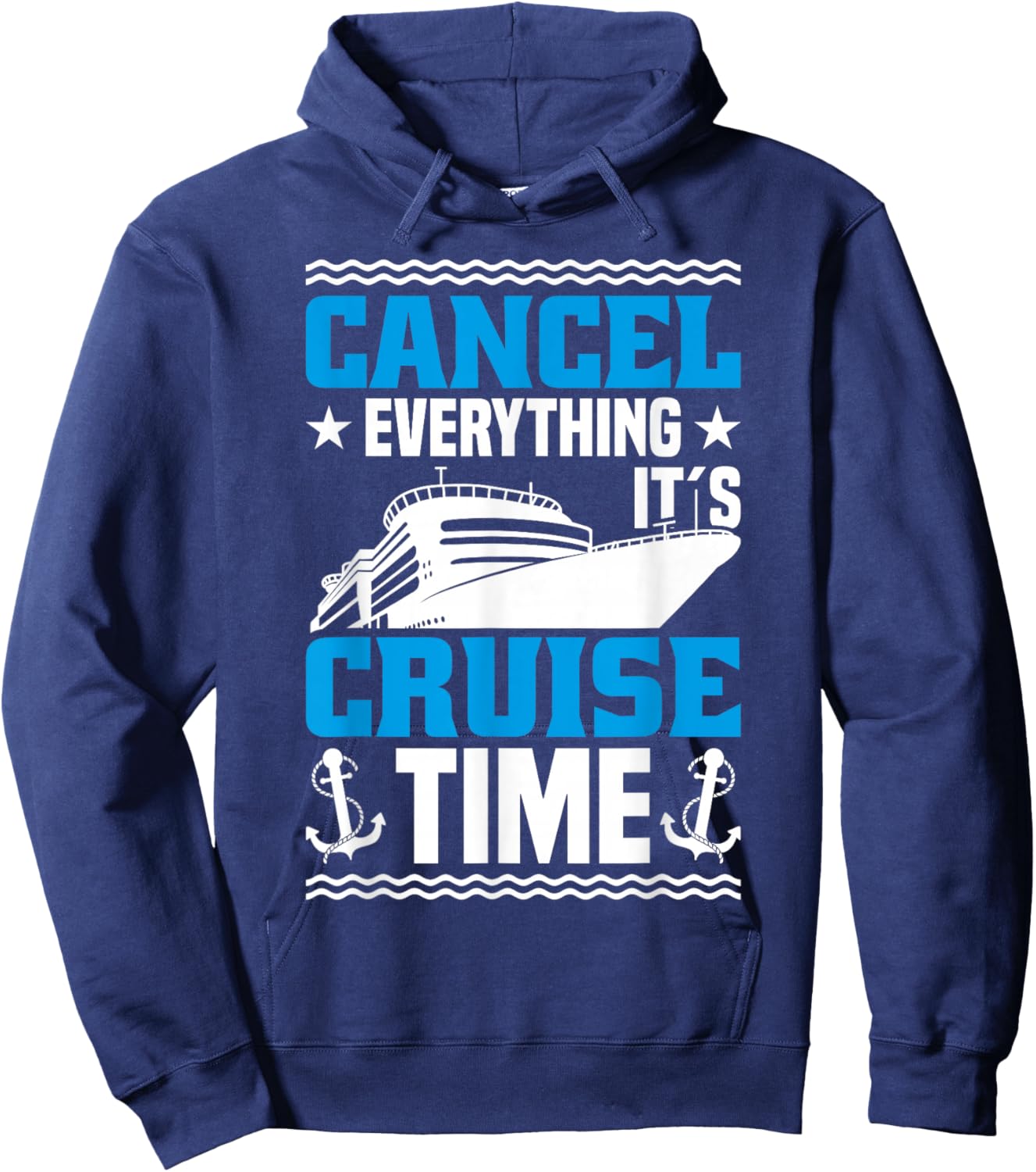 Cruising Ship Vacation Party & Family Cruising Crew Cruise Hoodie - Hoodie | Navy