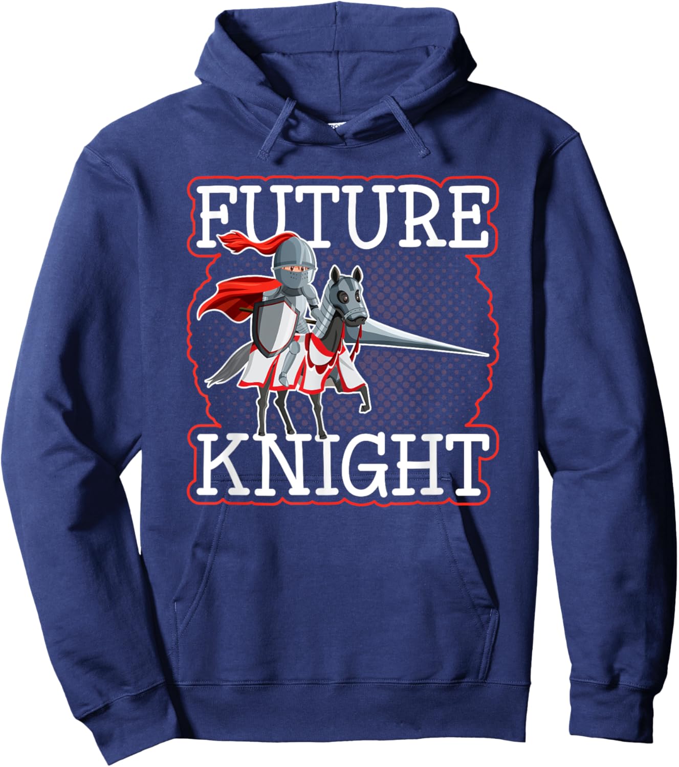 Medieval Renaissance Festival, Future Knight Kids Ren Faire Hoodie - Hoodie | Navy