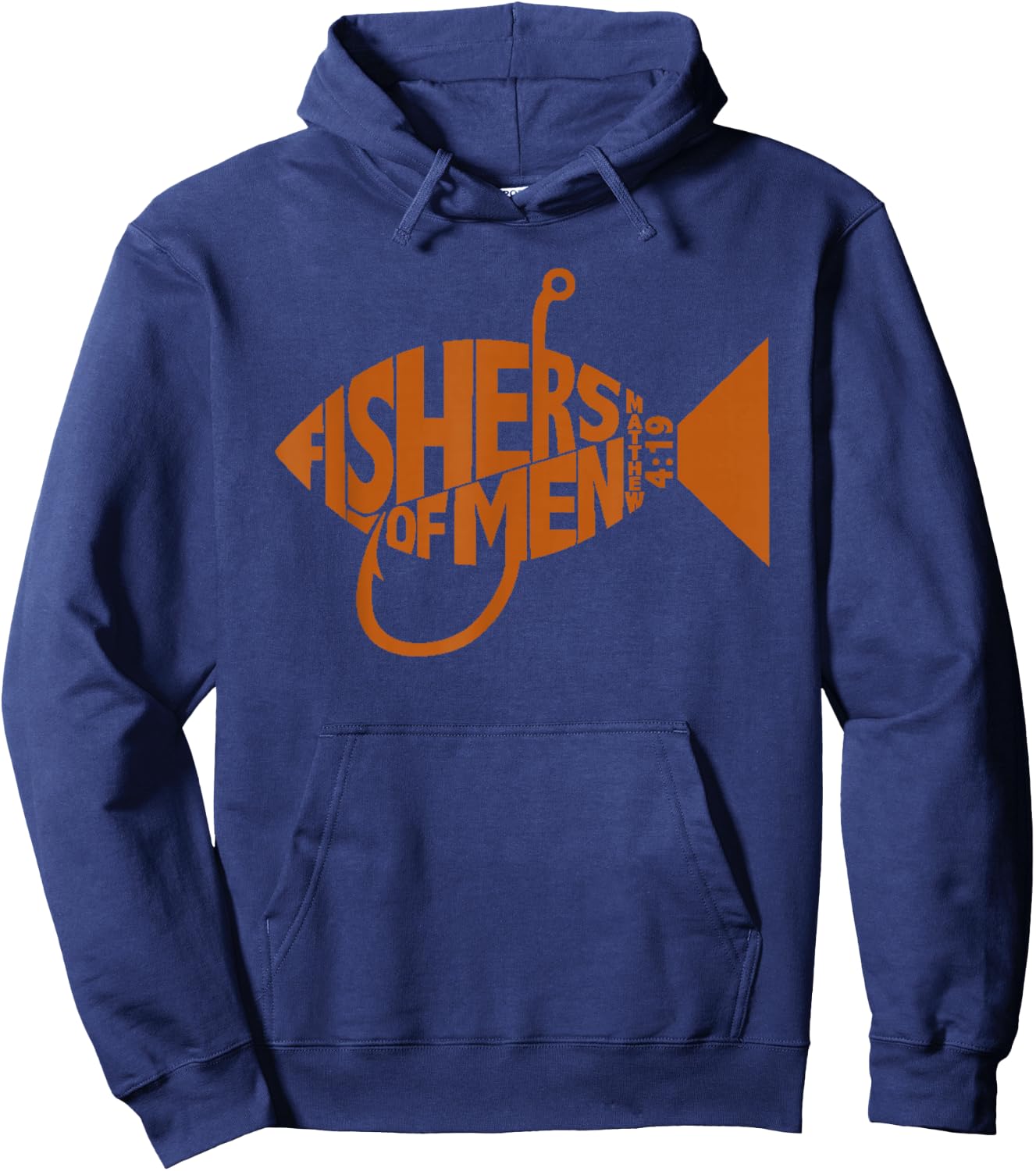 Fishers of Men shirt Christian Gifts Bible Verse Hoodie - Hoodie | Navy
