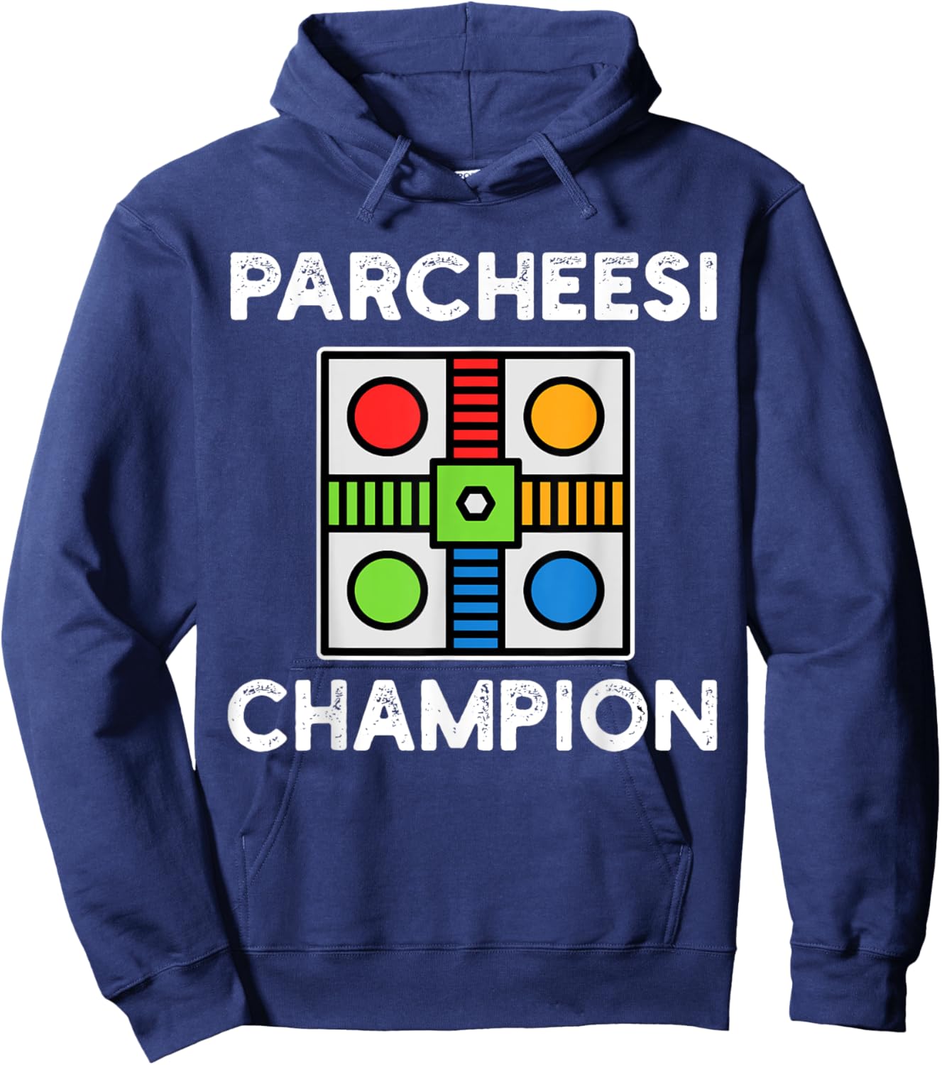 I'm A Parcheesi Champion Funny Sport Hobby Legend Hoodie - Hoodie | Navy