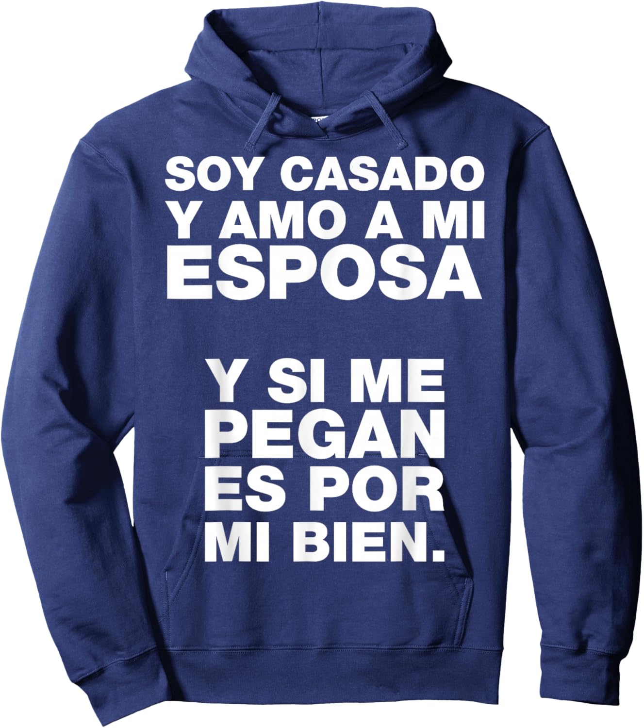 Soy casado y amo a mi esposa Hoodie - Hoodie | Navy